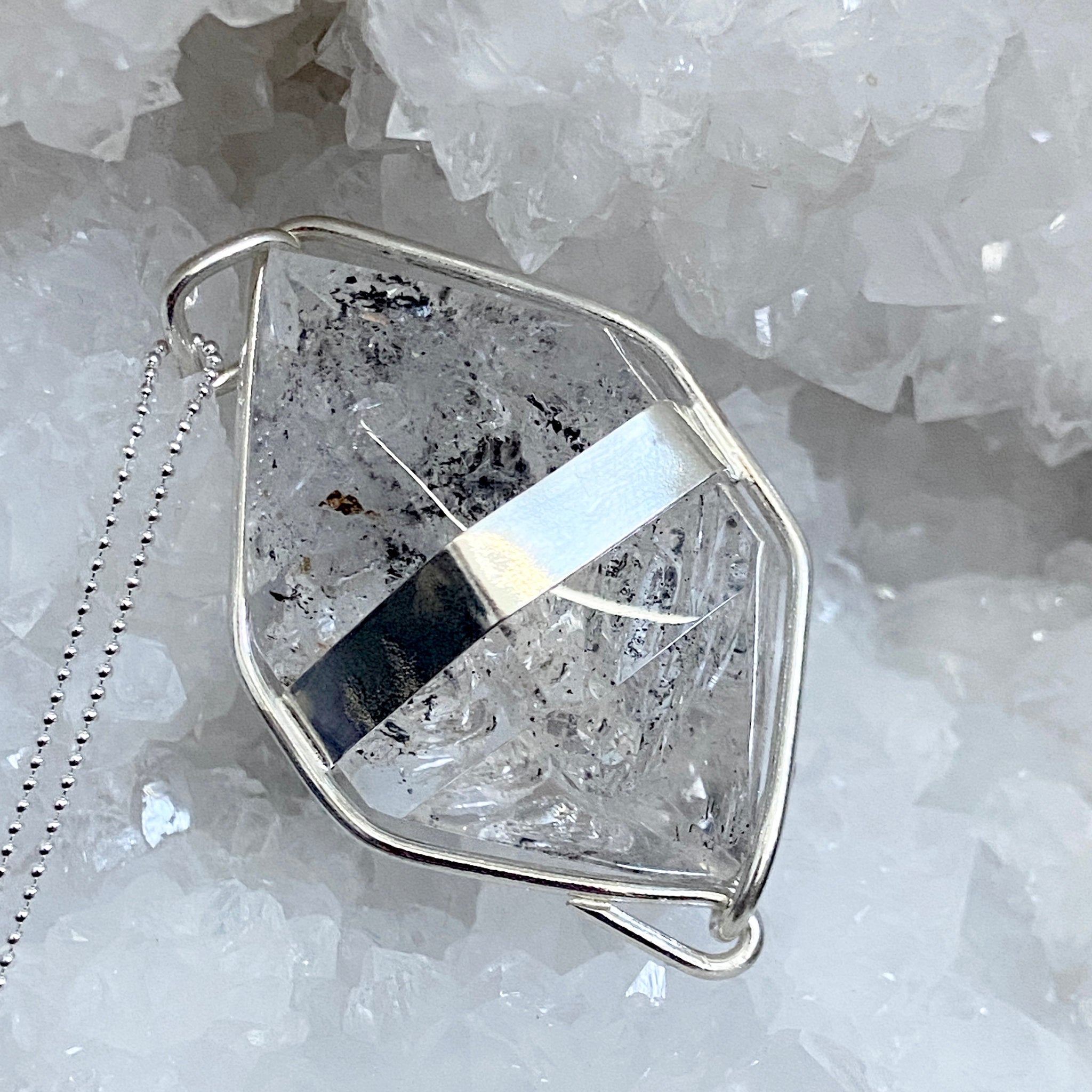 Clear Quartz Pendant - Bespoke by Song of the Sea