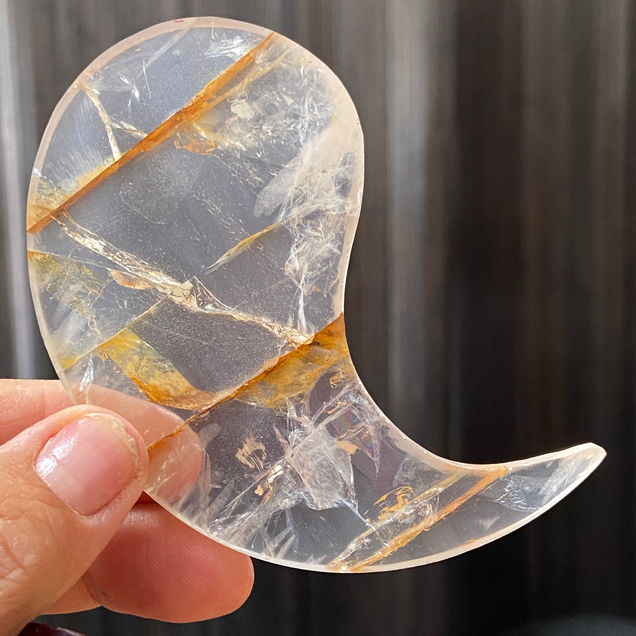 Fire Quartz and Golden Healer Yin Yang