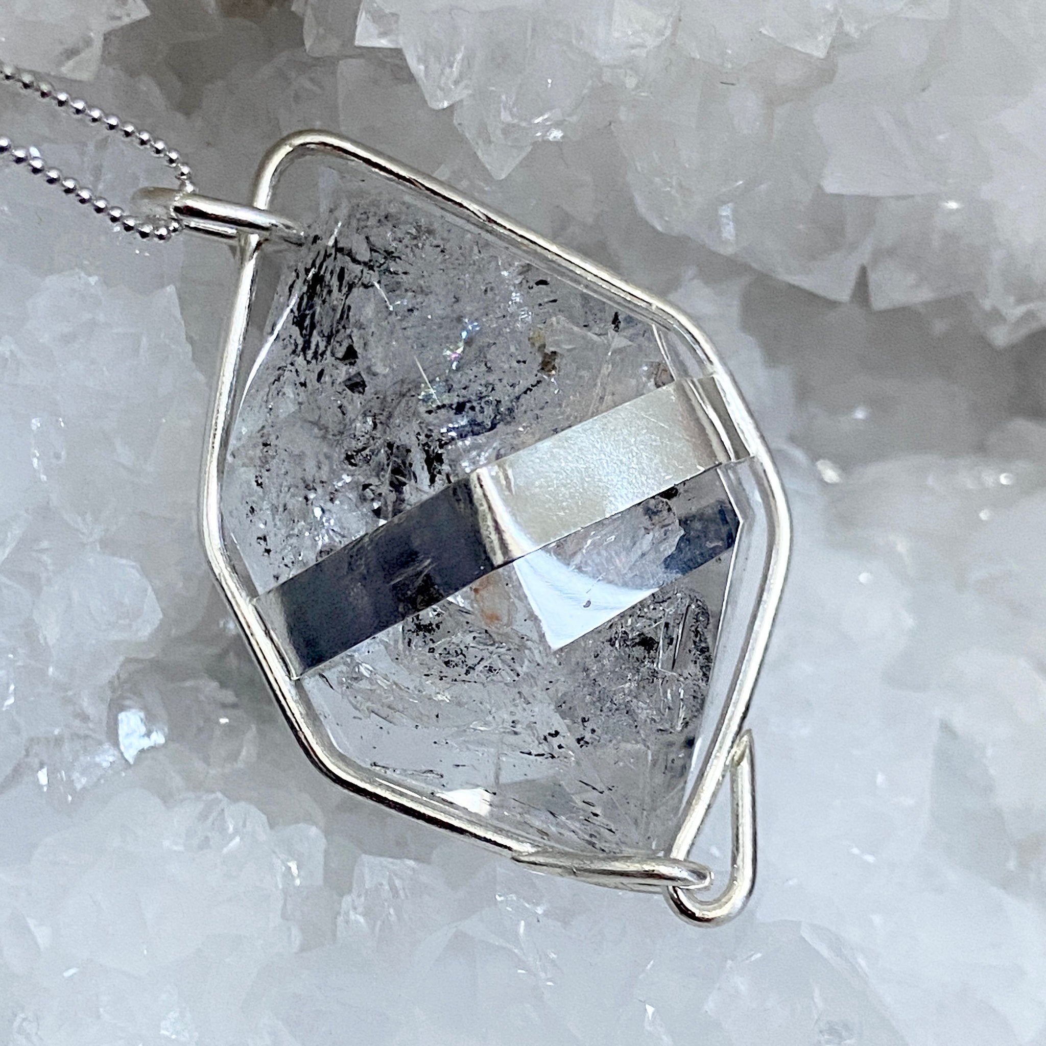 Clear Quartz Pendant - Bespoke by Song of the Sea