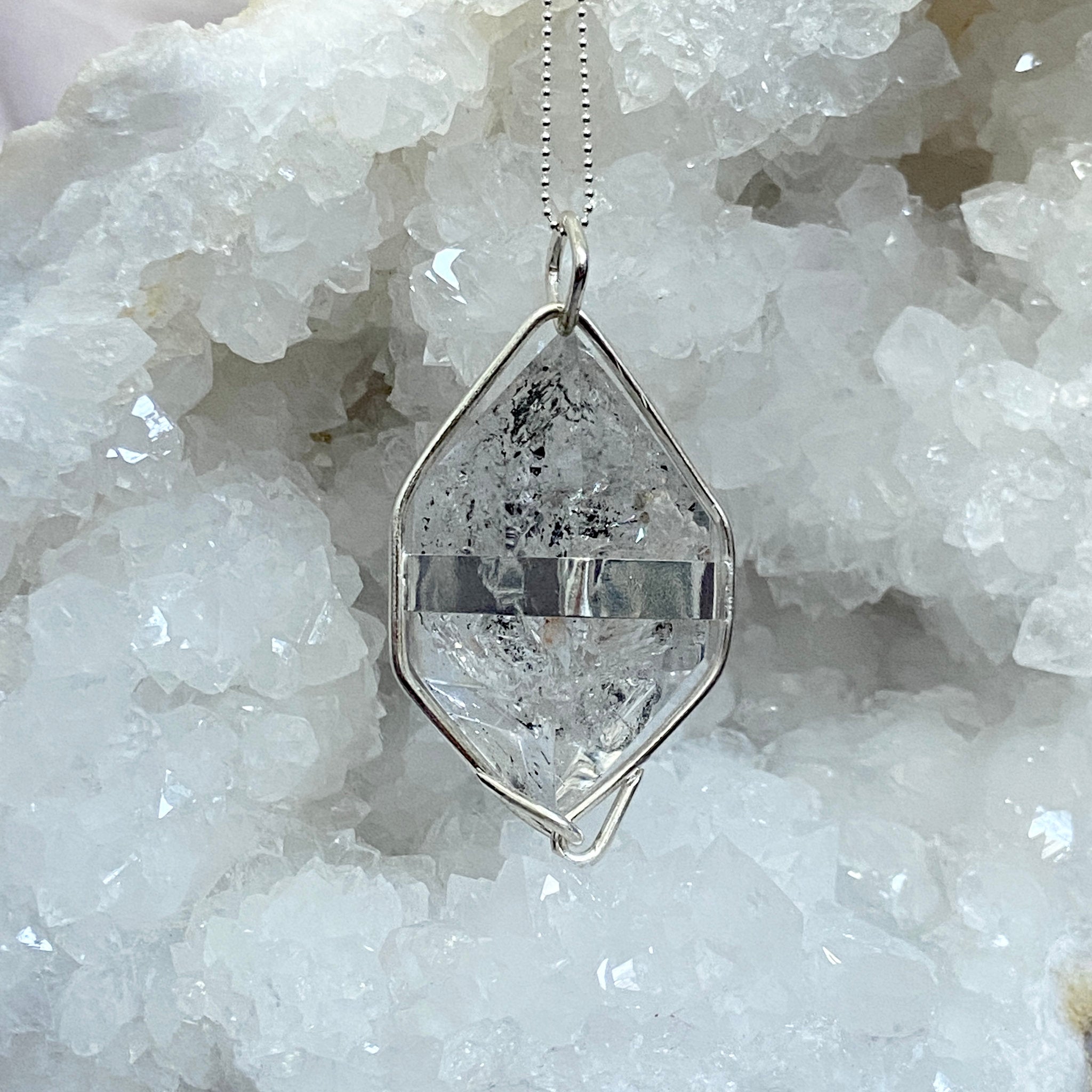 Clear Quartz Pendant - Bespoke by Song of the Sea