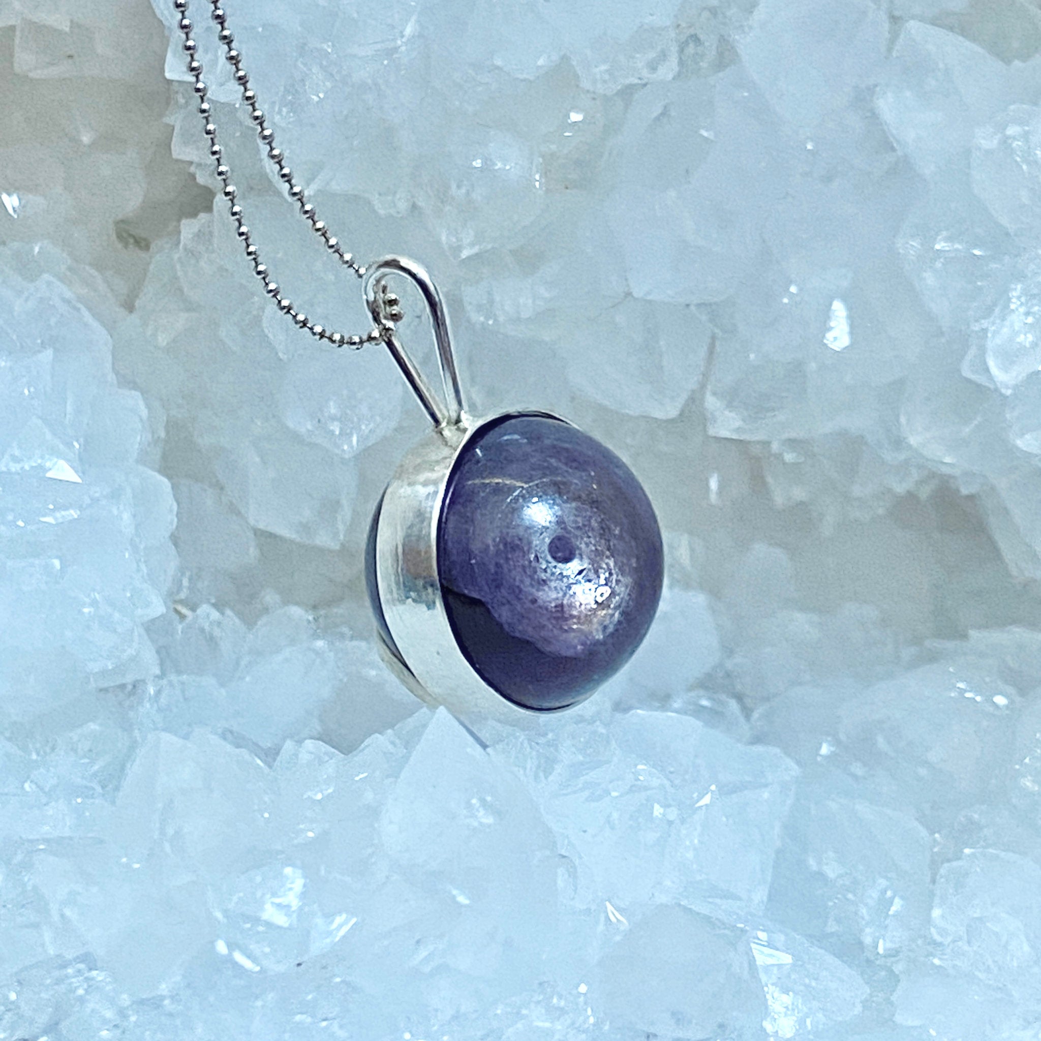 Purple Mica Spinner Pendant - Bespoke by Song of the Sea
