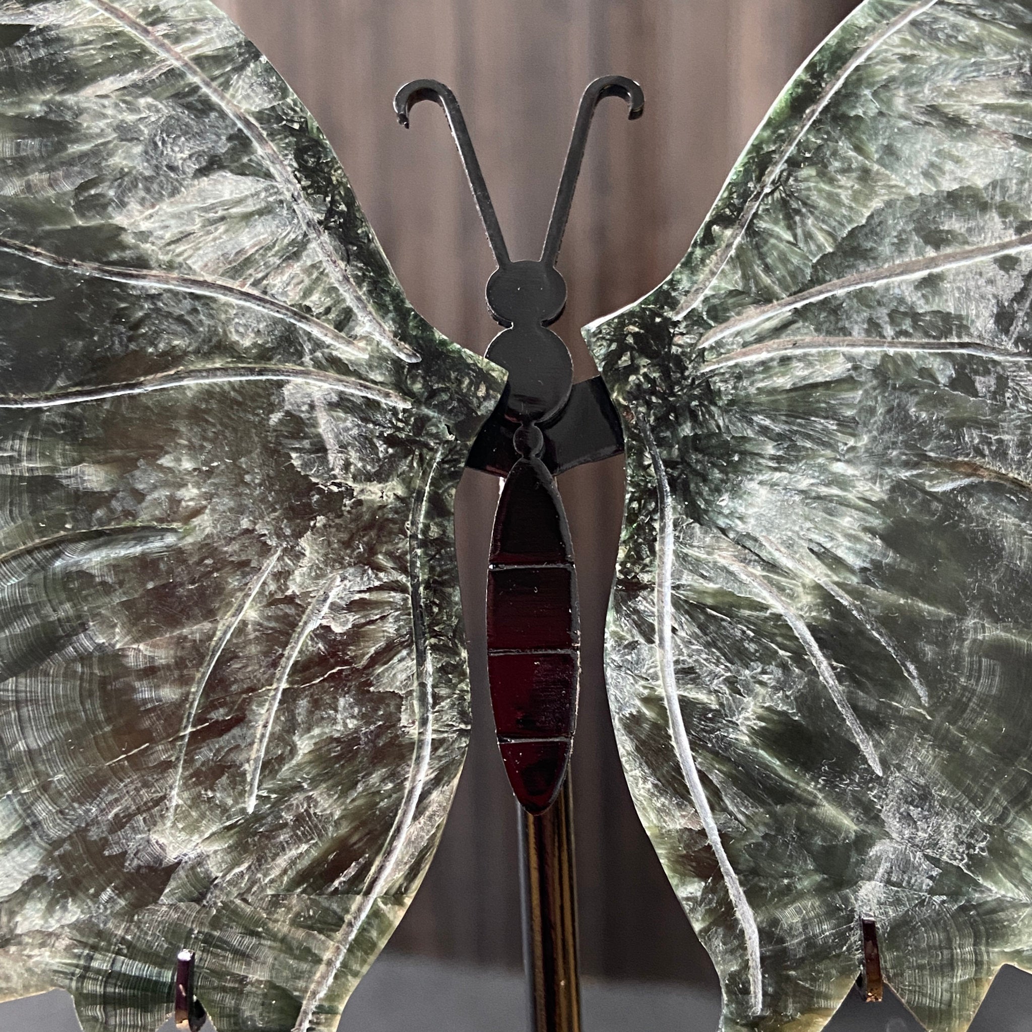 Seraphinite Butterfly Carving