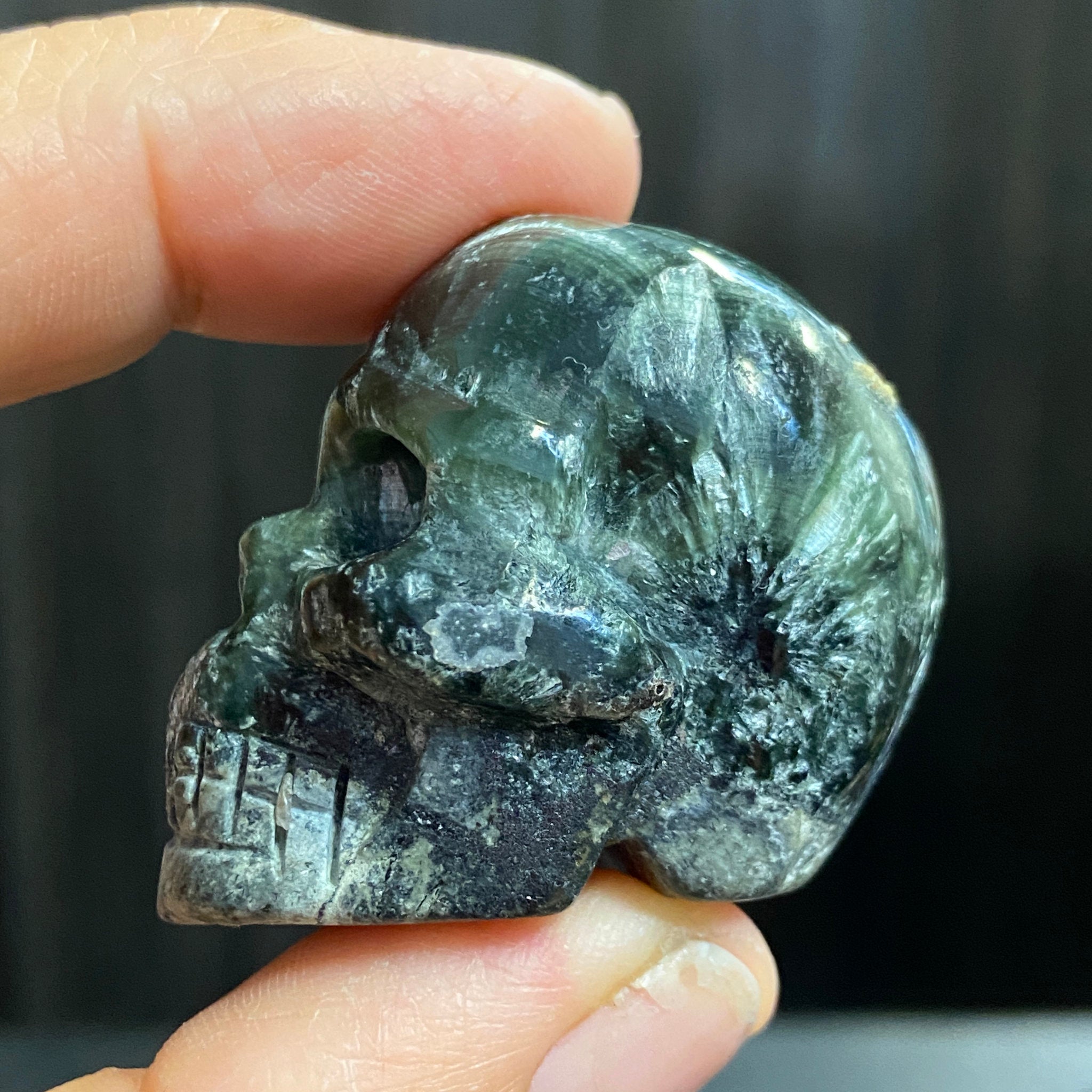 Seraphinite Skull – Russia