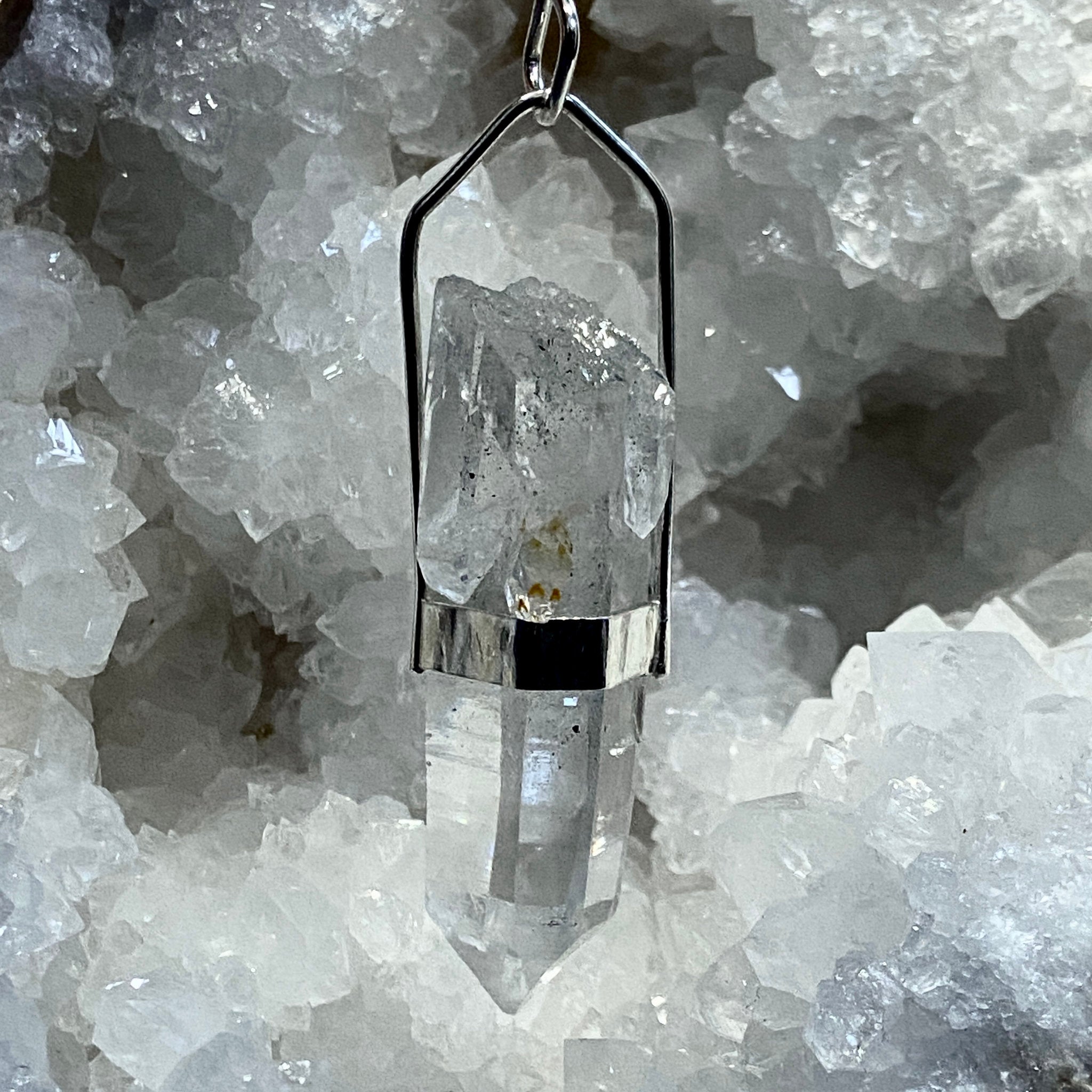 Lemurian Light Crystal Pendant - Bespoke by Song of the Sea