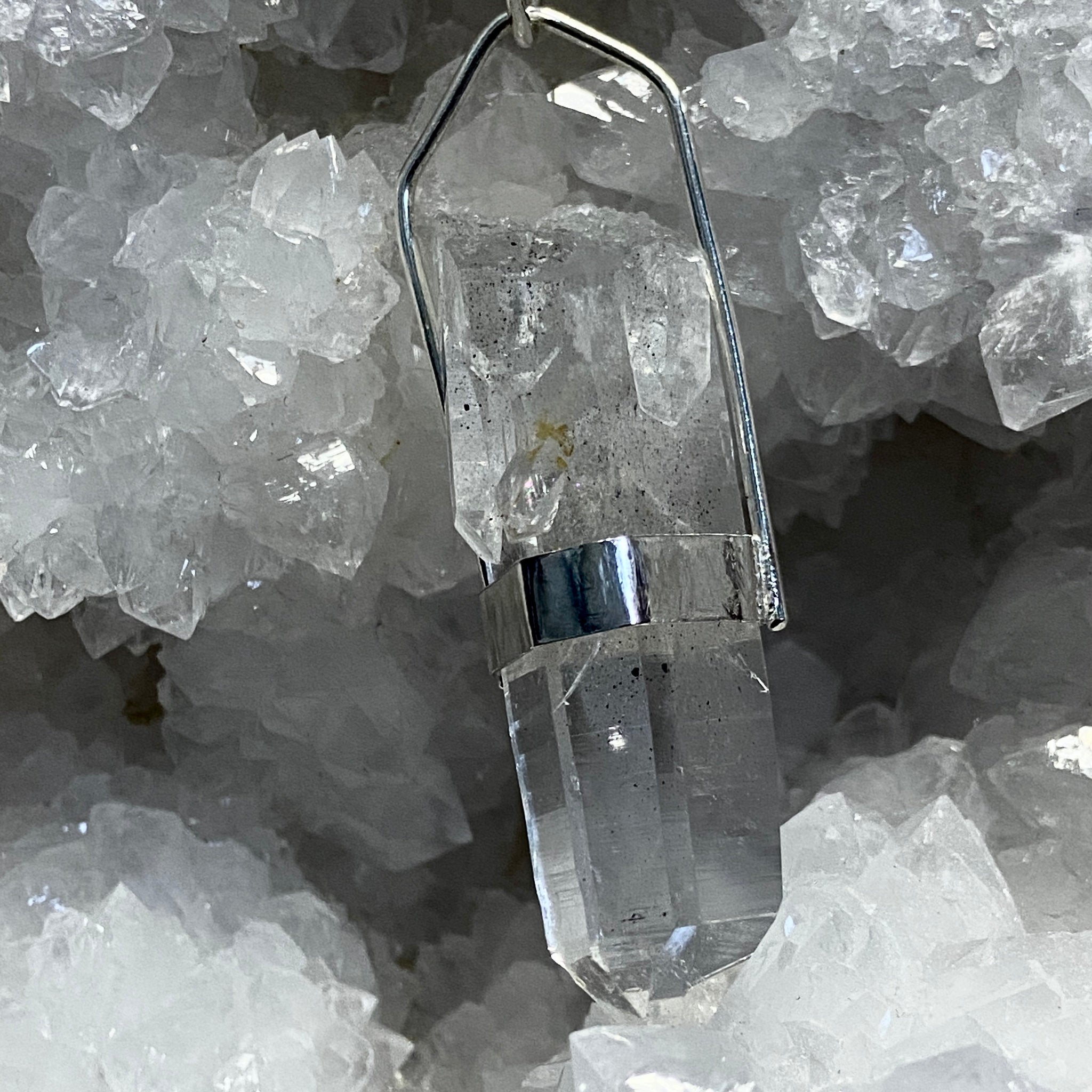Lemurian Light Crystal Pendant - Bespoke by Song of the Sea