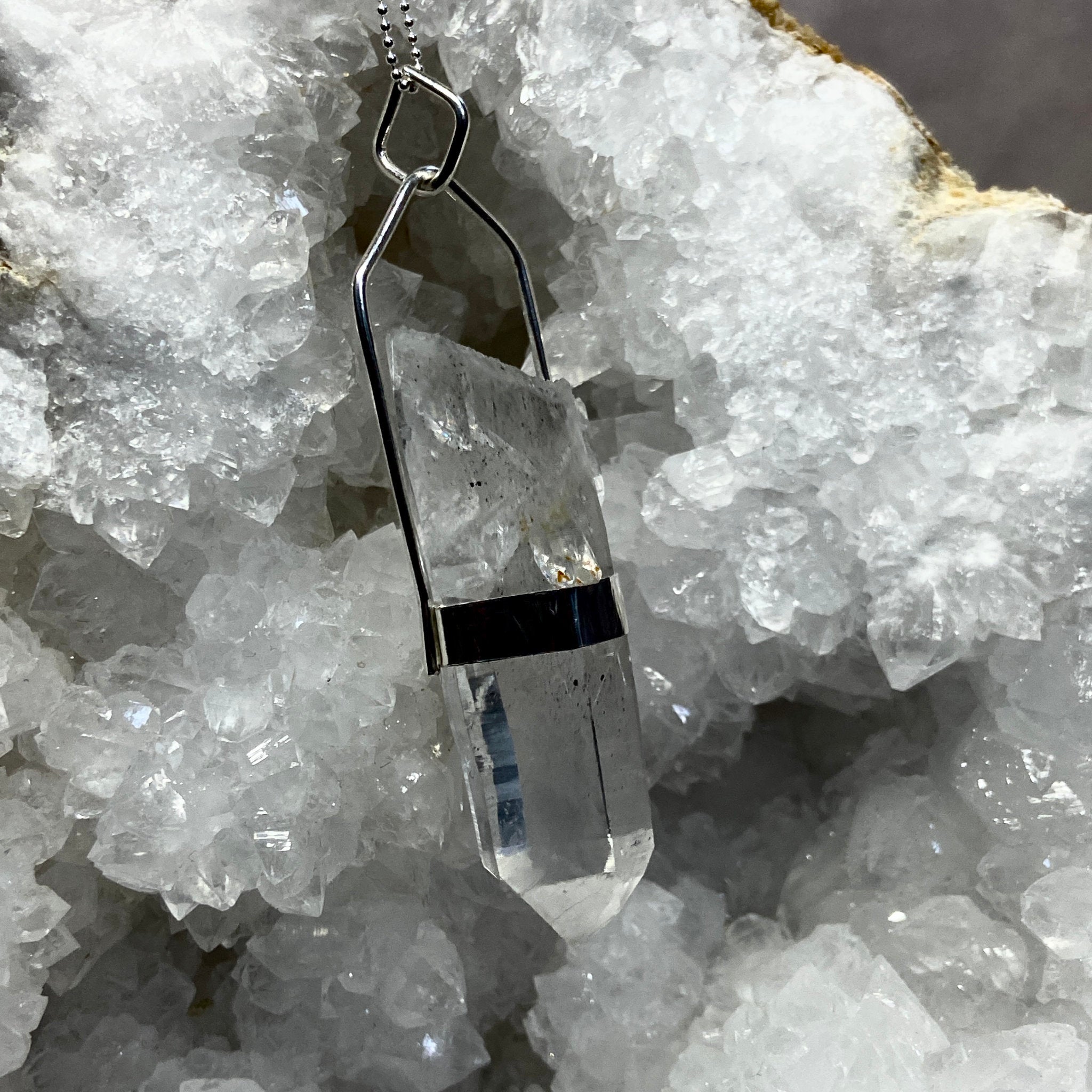 Lemurian Light Crystal Pendant - Bespoke by Song of the Sea