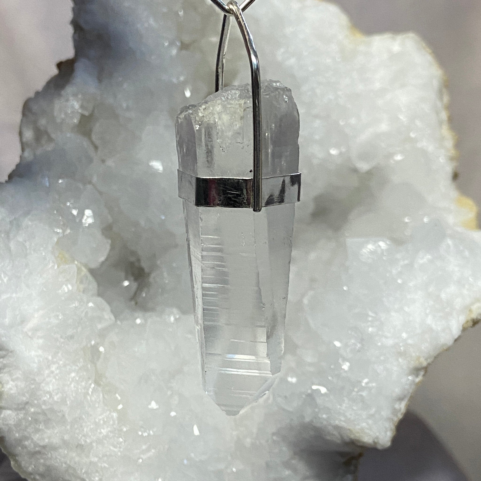 Lemurian Seed Quartz Pendant - Bespoke by Song of the Sea