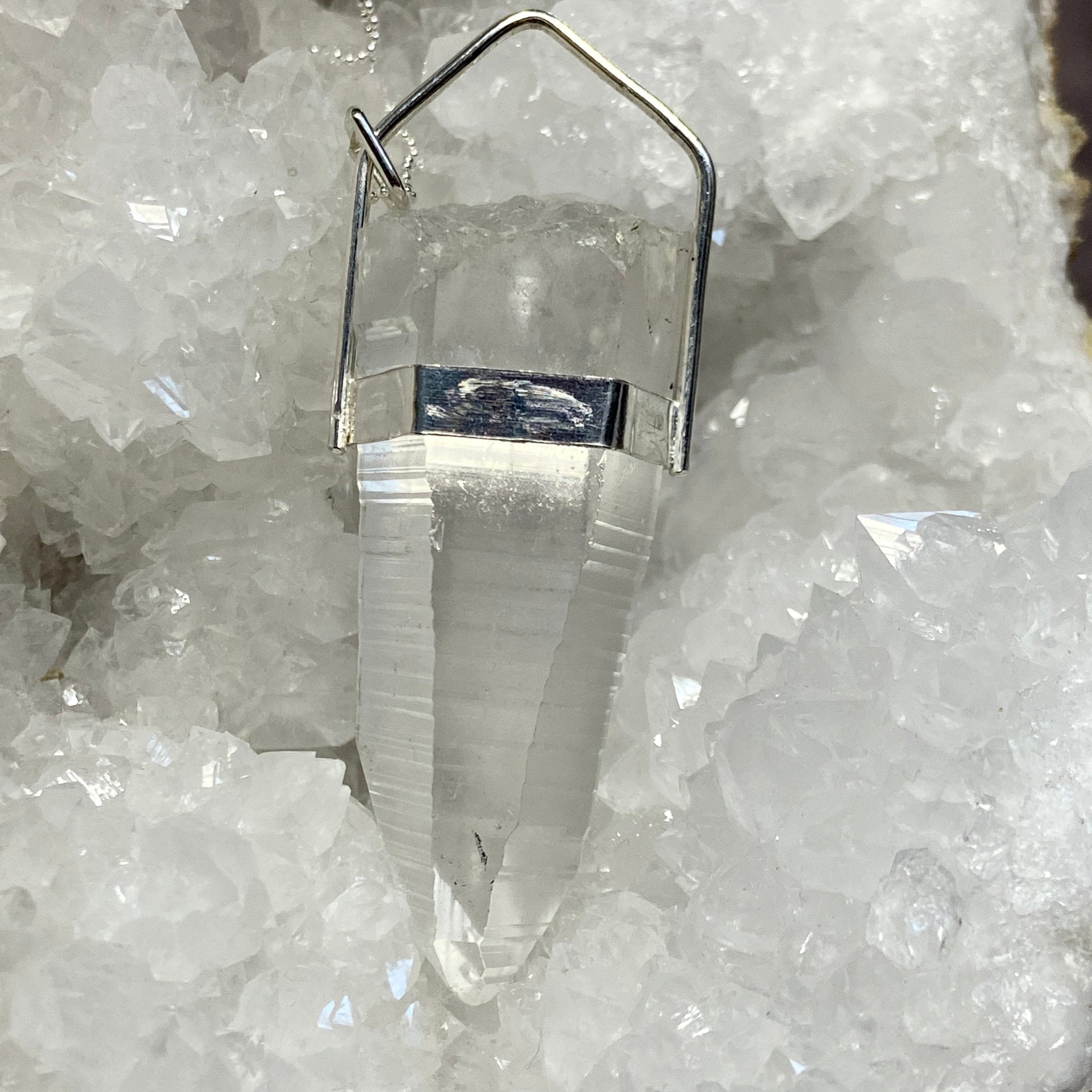 Lemurian Seed Quartz Pendant - Bespoke by Song of the Sea