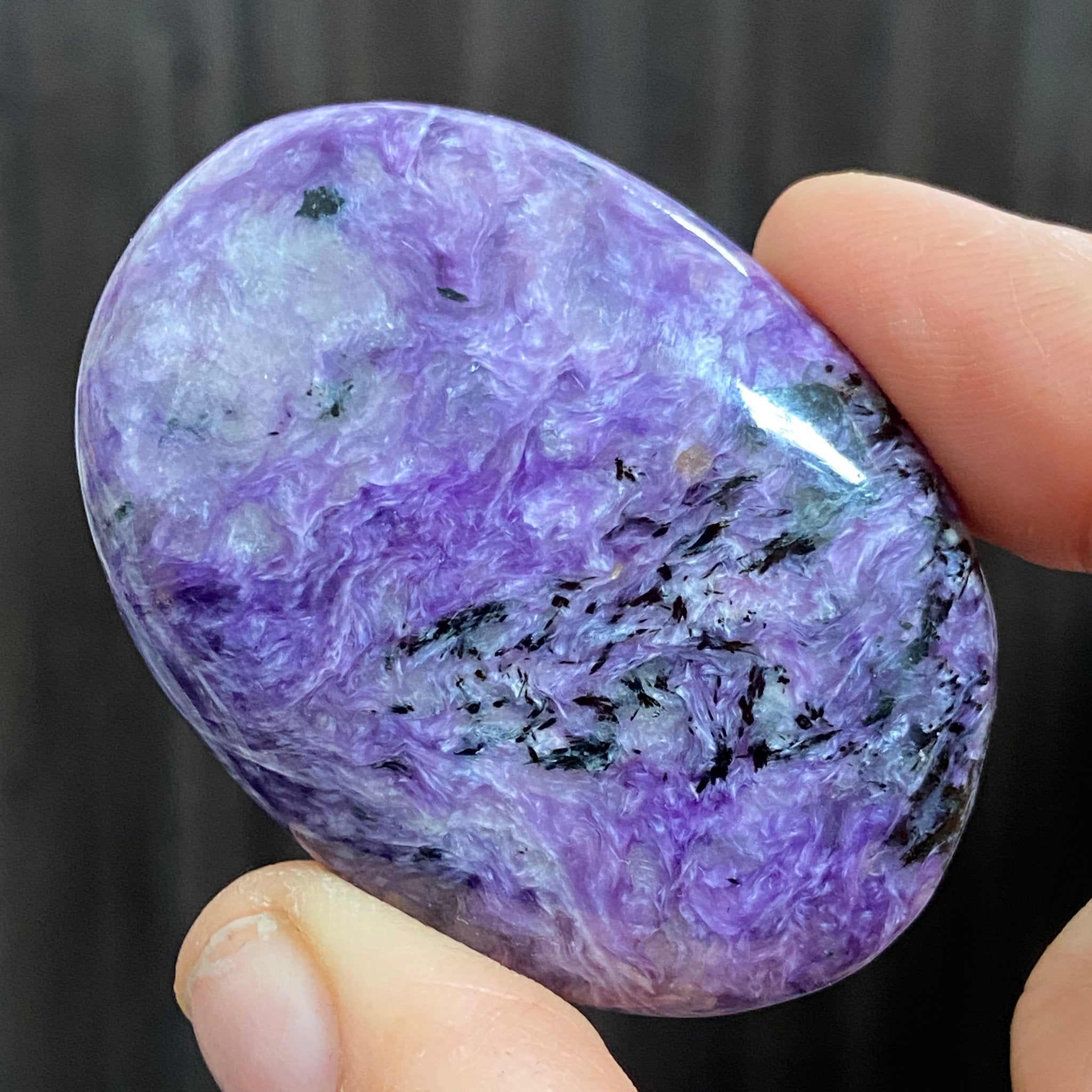Charoite Palmstone - Russia