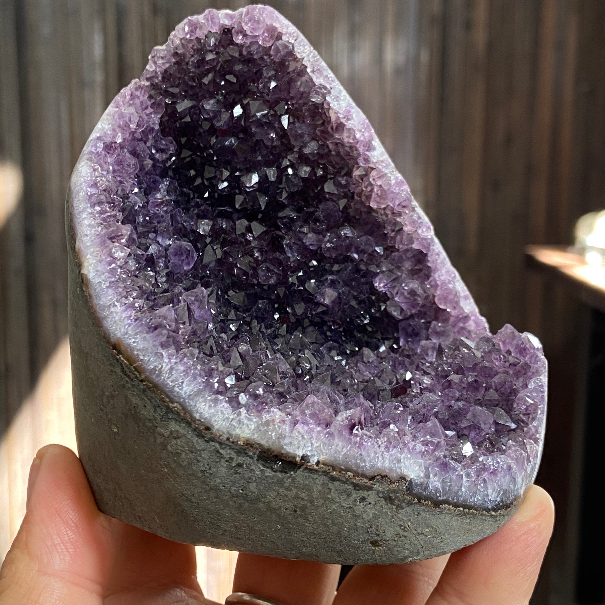 Uruguayan Amethyst Cut Base