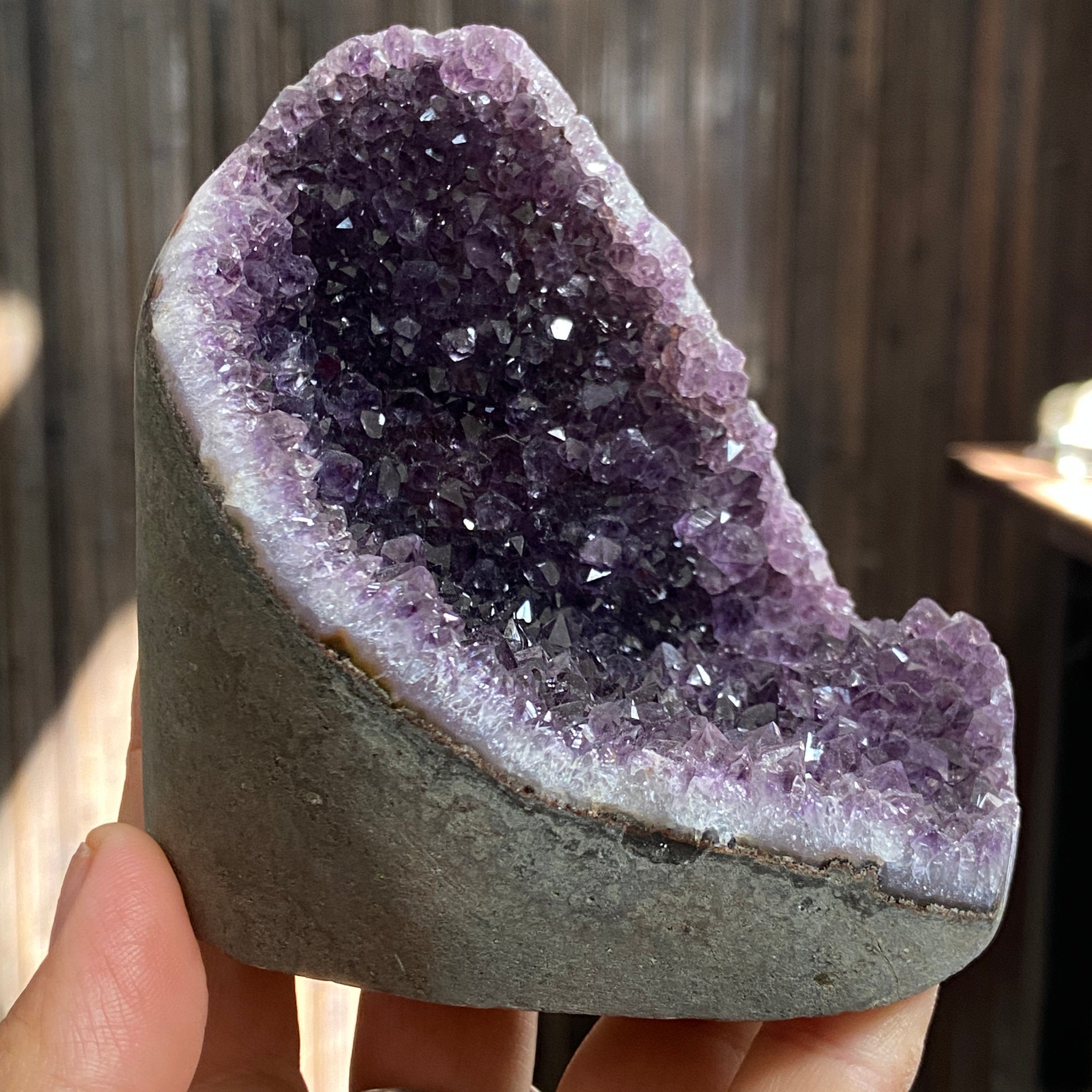 Uruguayan Amethyst Cut Base