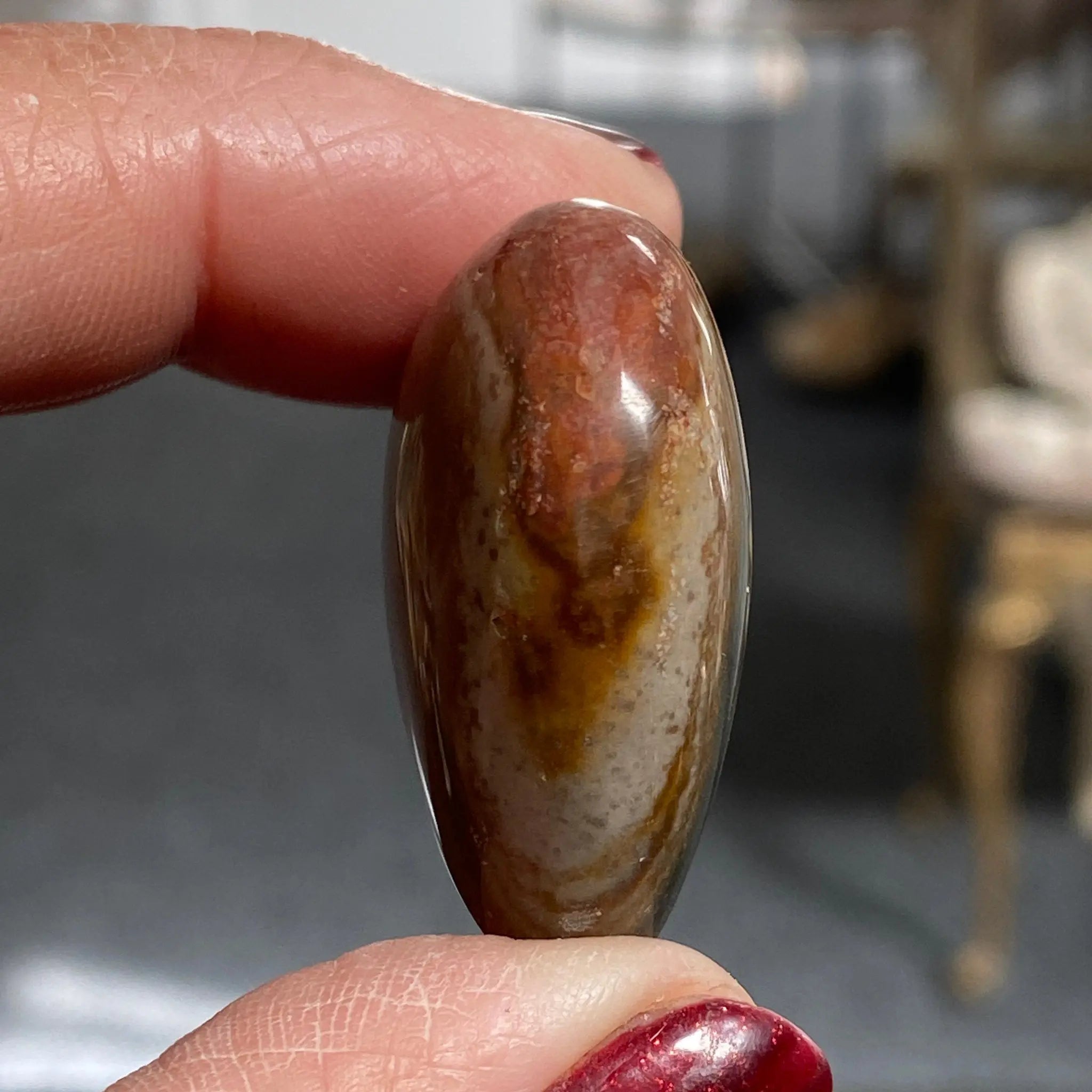 Picture Japser mini heart Castle Rocks Cornwall