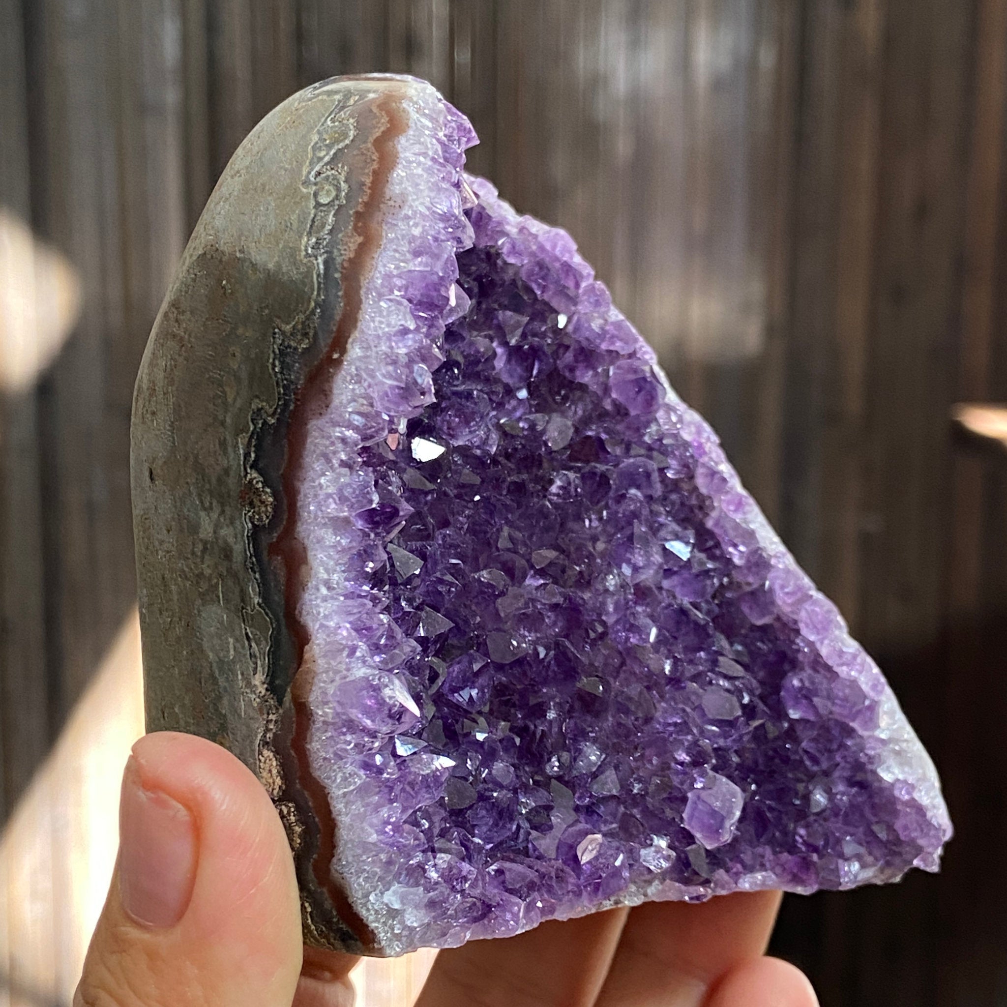 Uruguayan Amethyst Cut Base