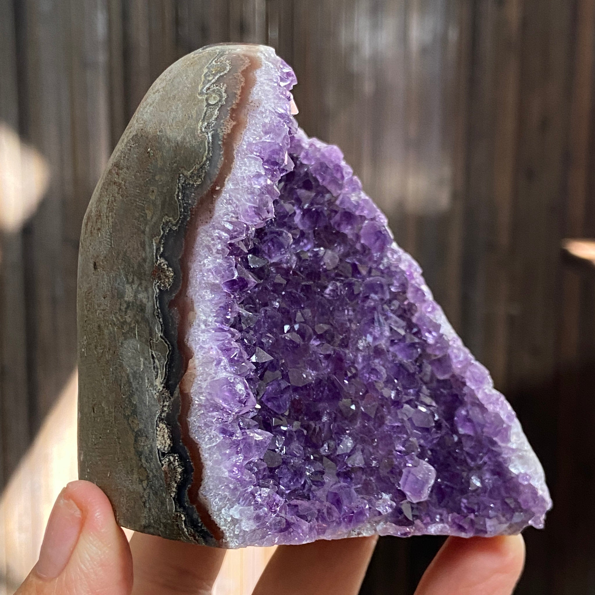 Uruguayan Amethyst Cut Base