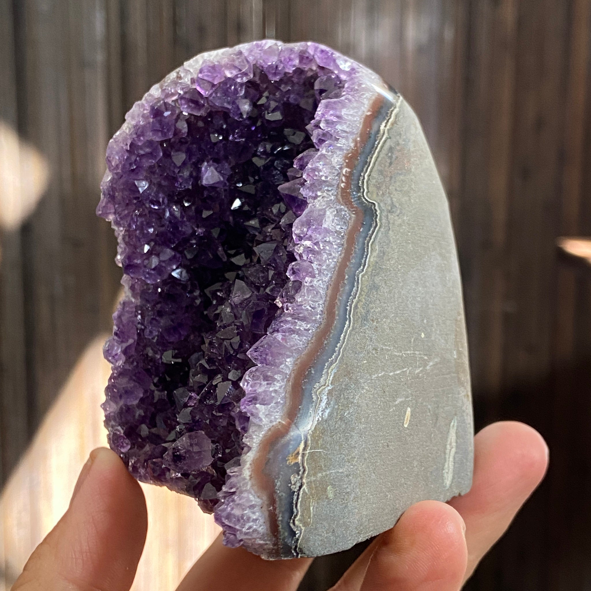 Uruguayan Amethyst Cut Base