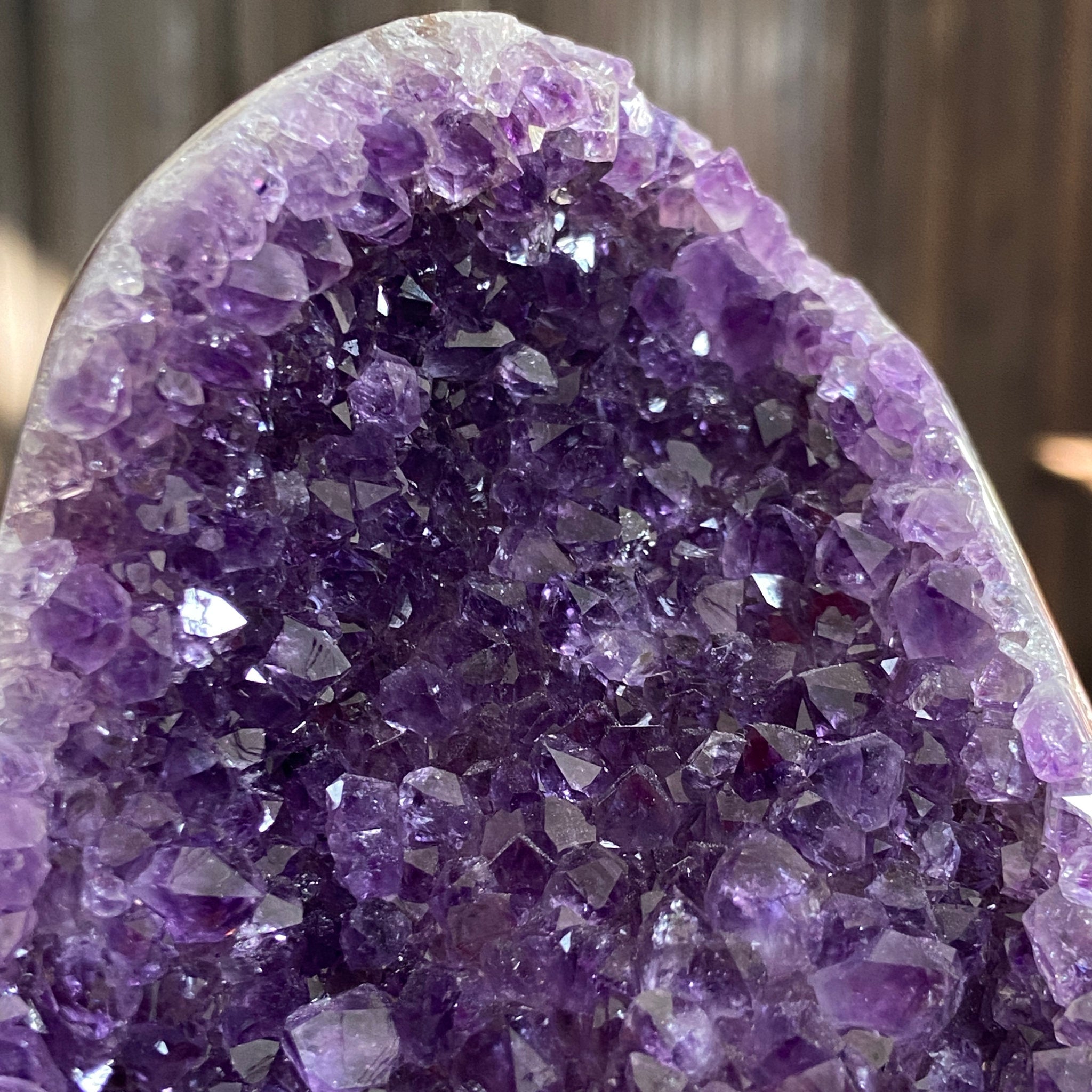 Uruguayan Amethyst Cut Base