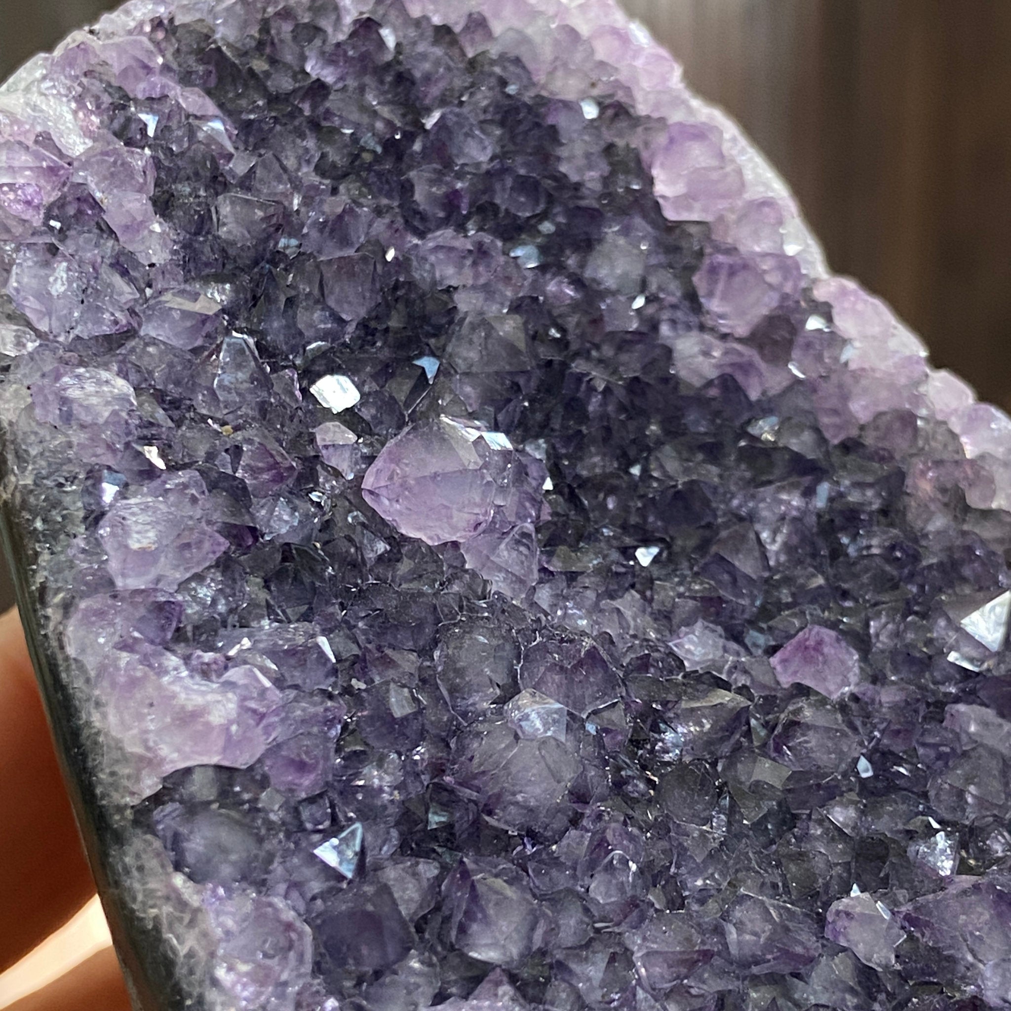 Uruguayan Amethyst Cut Base