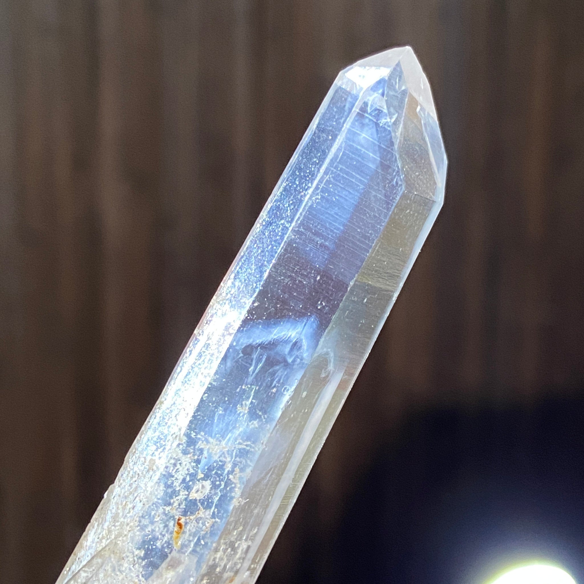 Lemurian Light “Blue Smoke” Quartz with Phantom – Colombia