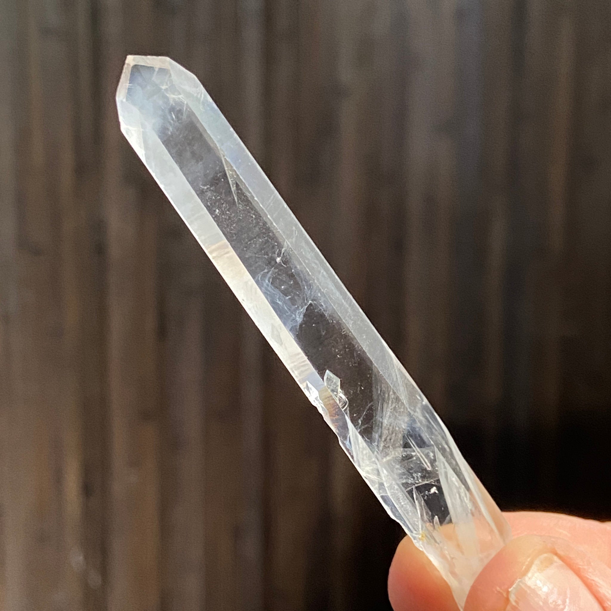 Lemurian Light “Blue Smoke” Quartz with Phantom – Colombia