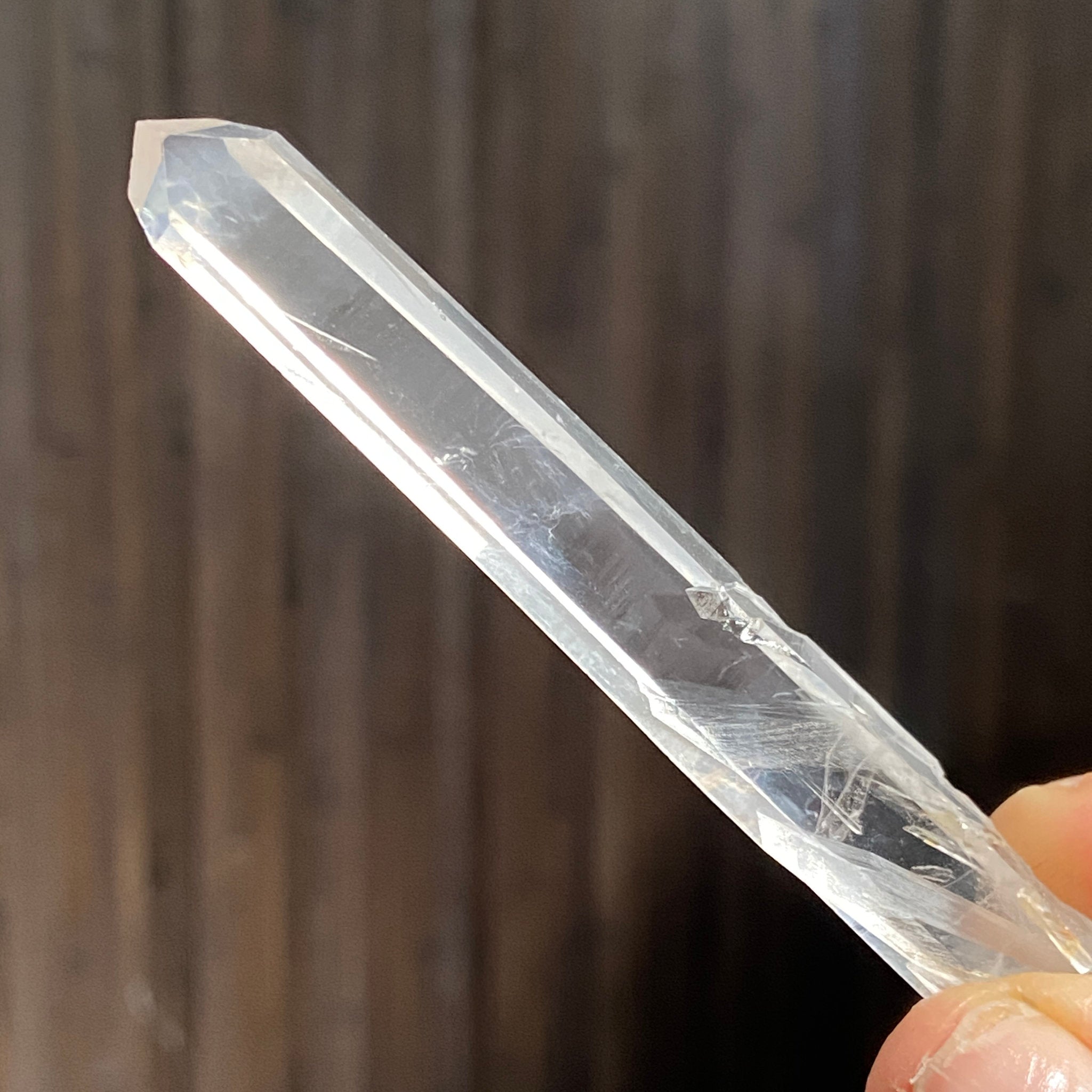 Lemurian Light “Blue Smoke” Quartz with Phantom – Colombia