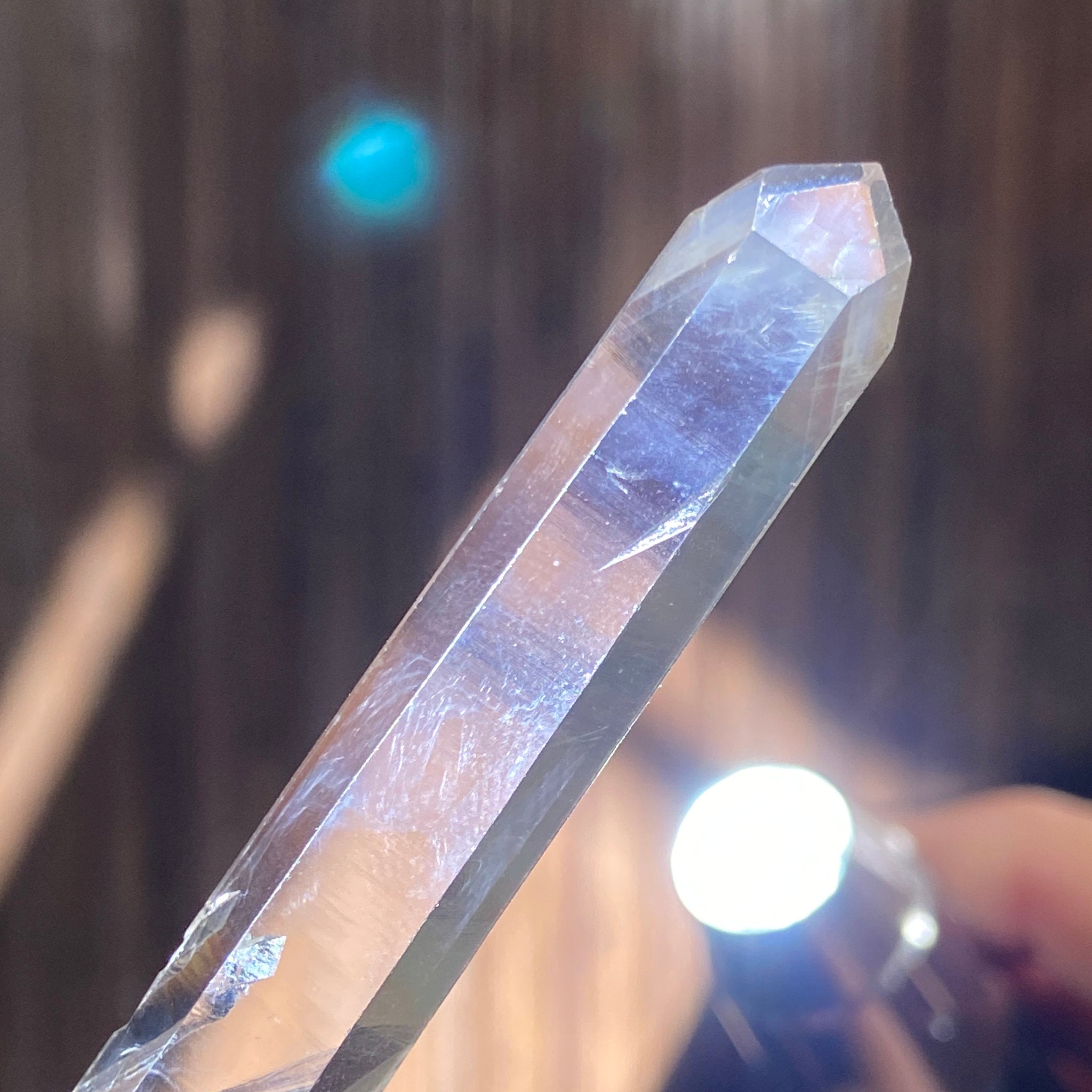 Lemurian Light “Blue Smoke” Quartz with Phantom – Colombia