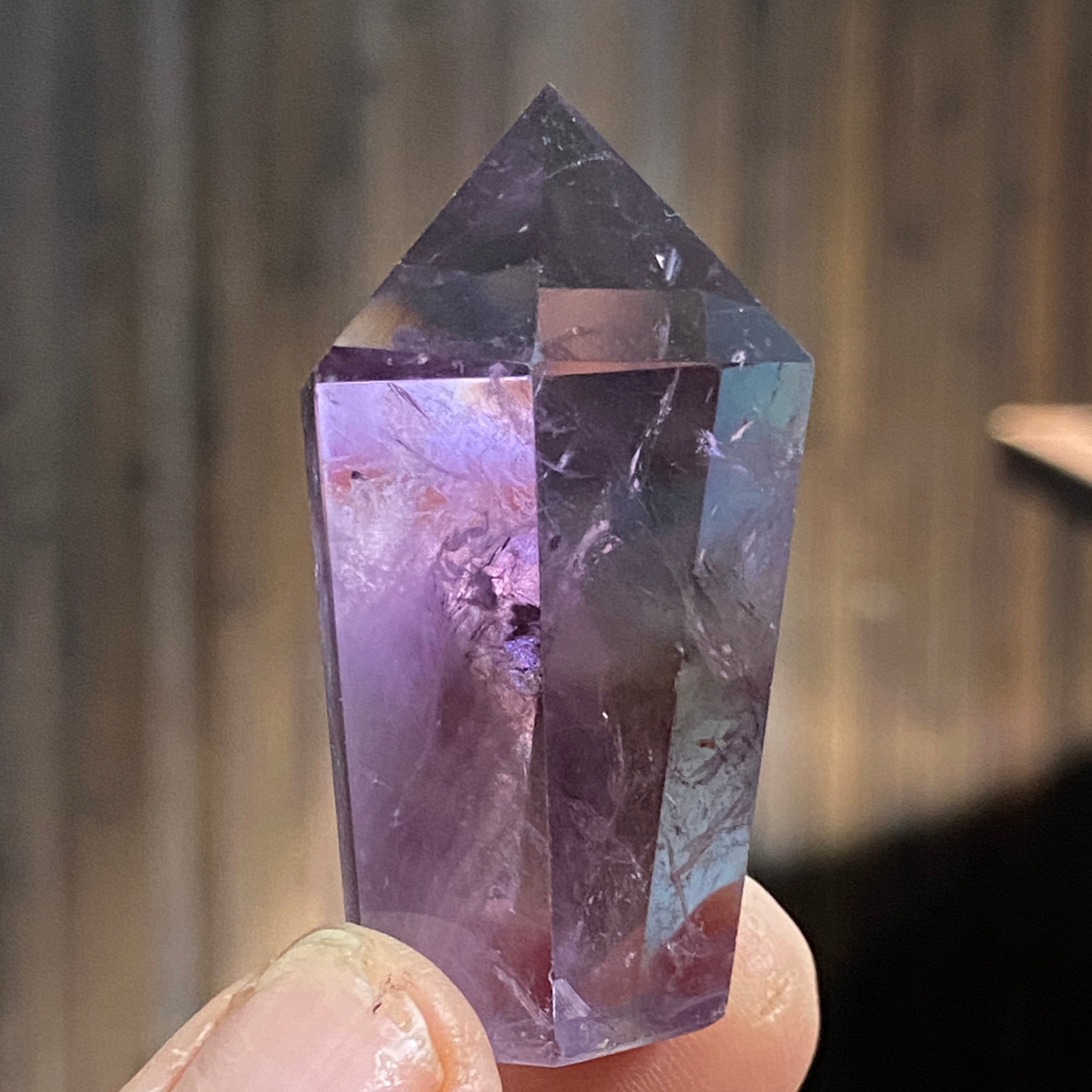 Smoky Amethyst Standing Point - Brazil