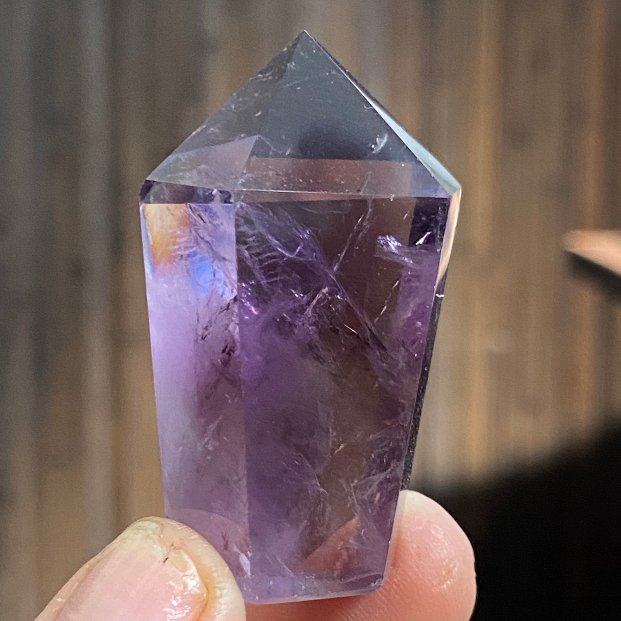 Smoky Amethyst Standing Point - Brazil
