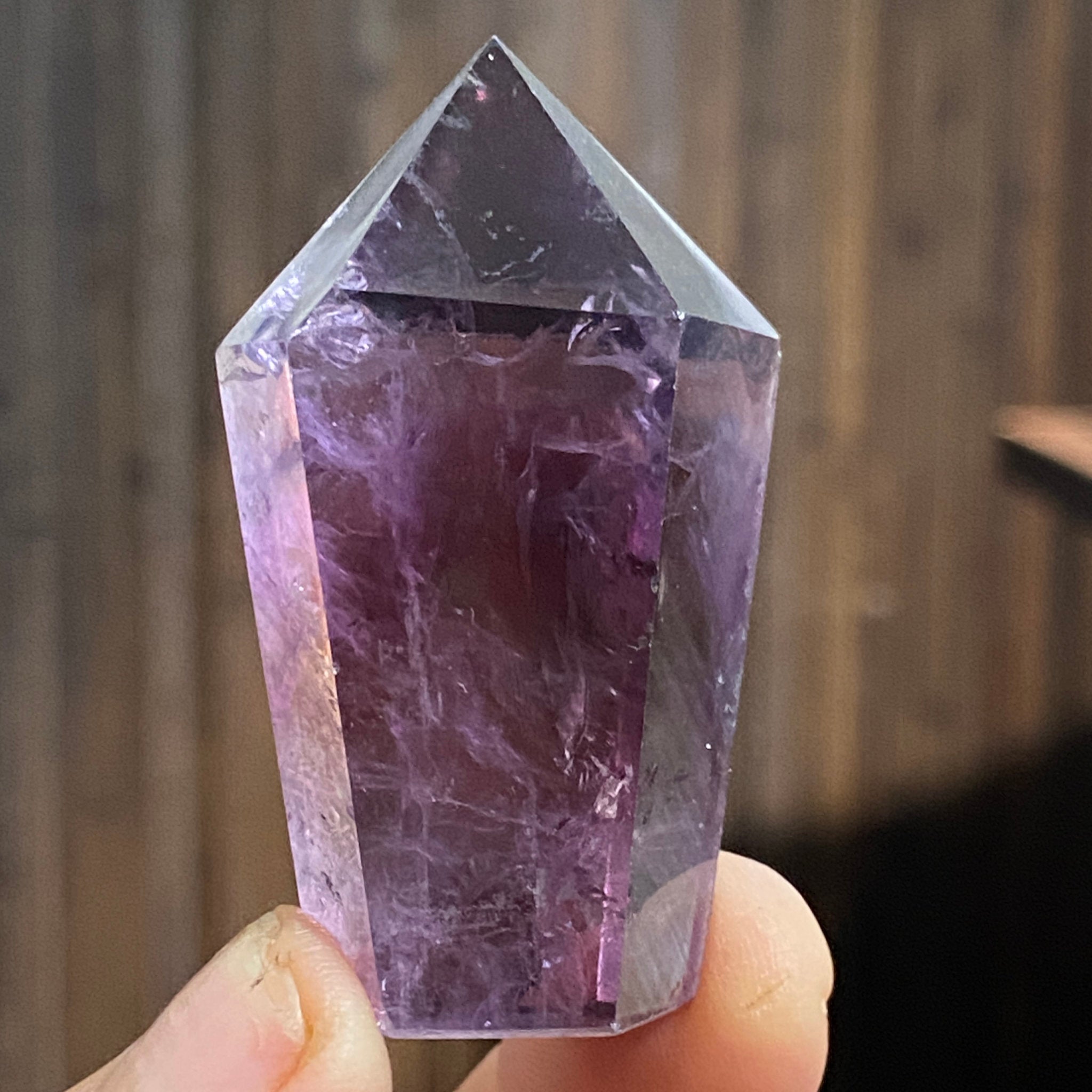 Smoky Amethyst Standing Point - Brazil