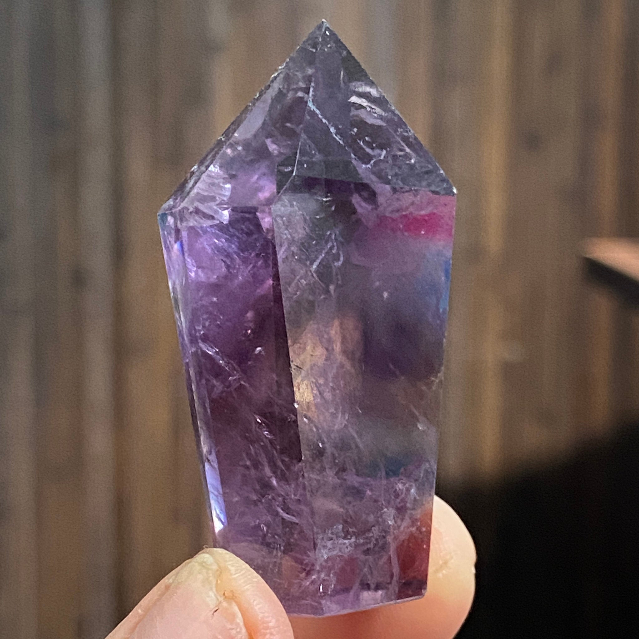 Smoky Amethyst Standing Point - Brazil