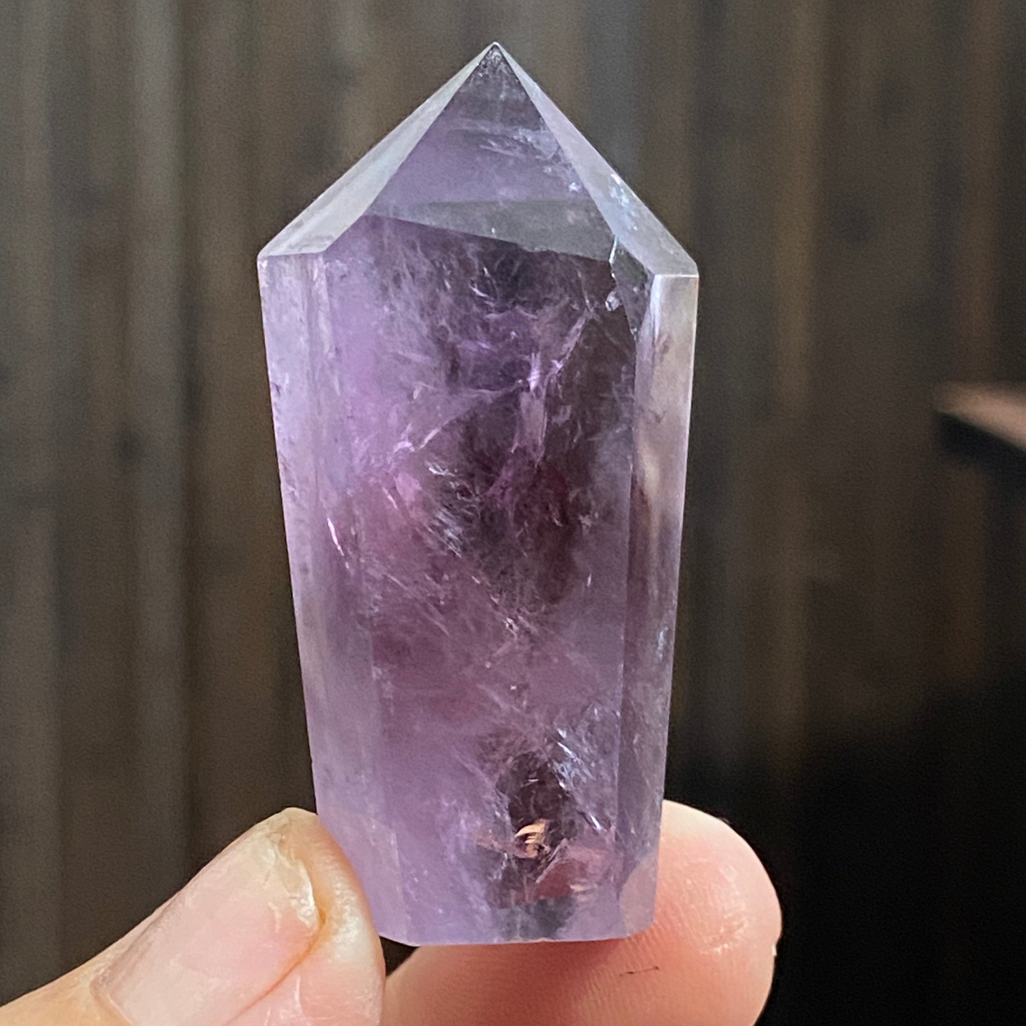 Smoky Amethyst Standing Point - Brazil