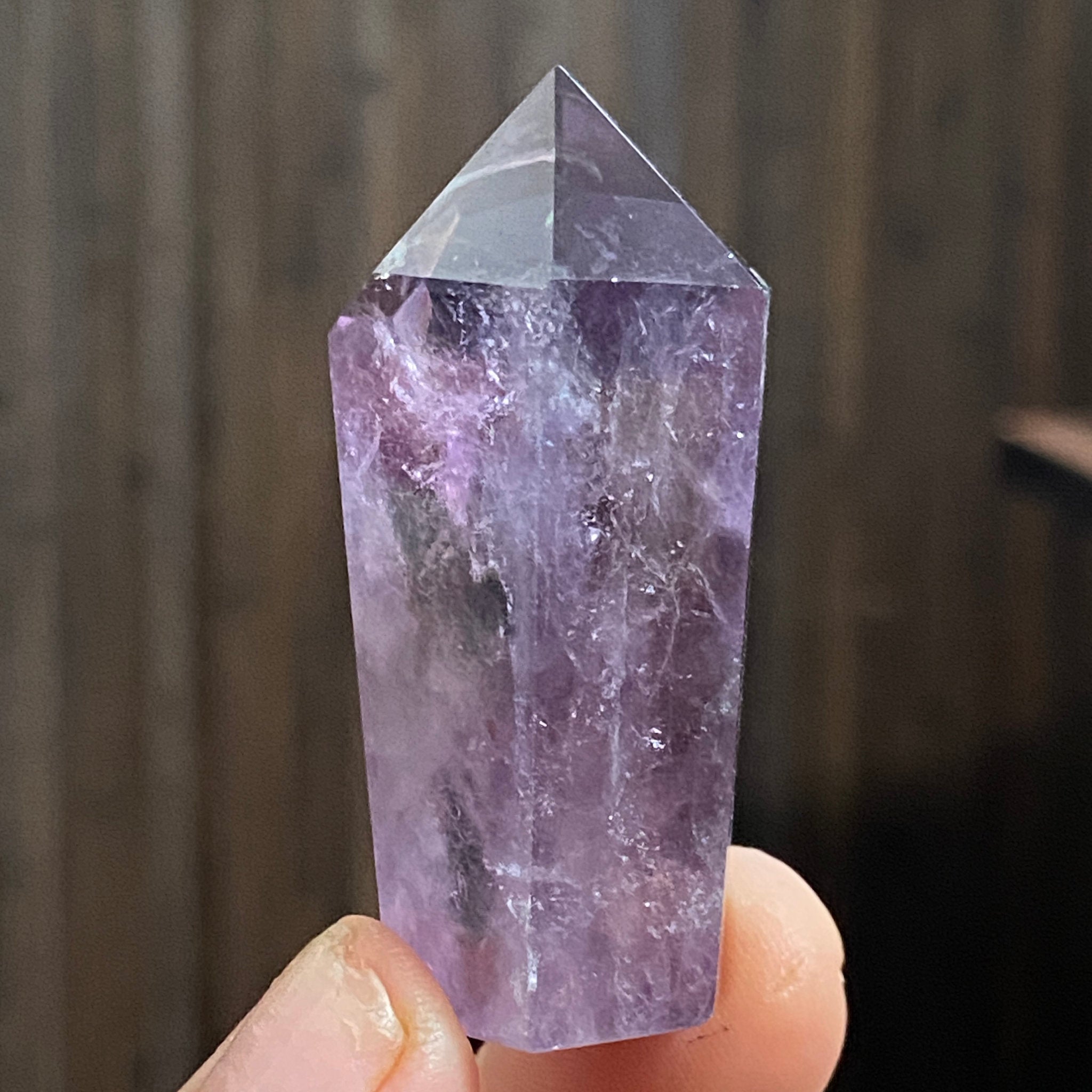 Smoky Amethyst Standing Point - Brazil