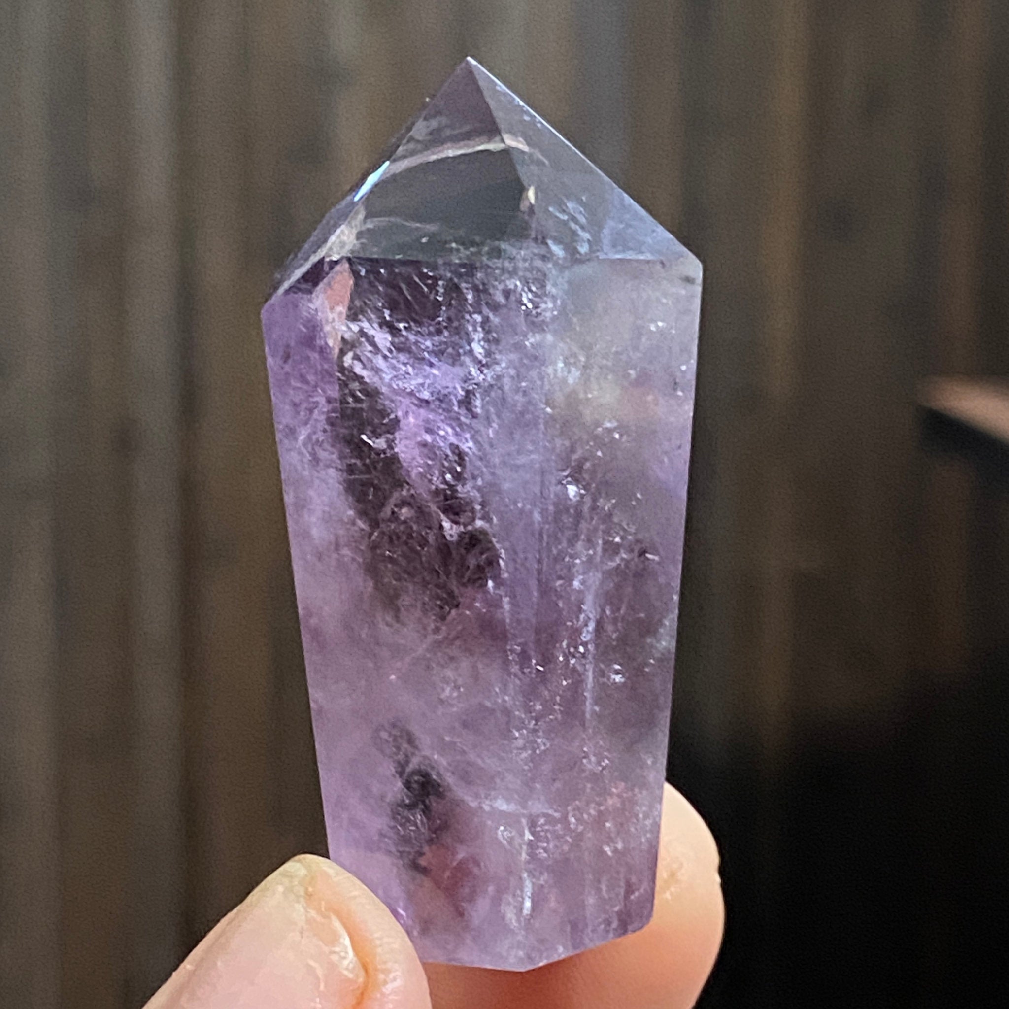 Smoky Amethyst Standing Point - Brazil