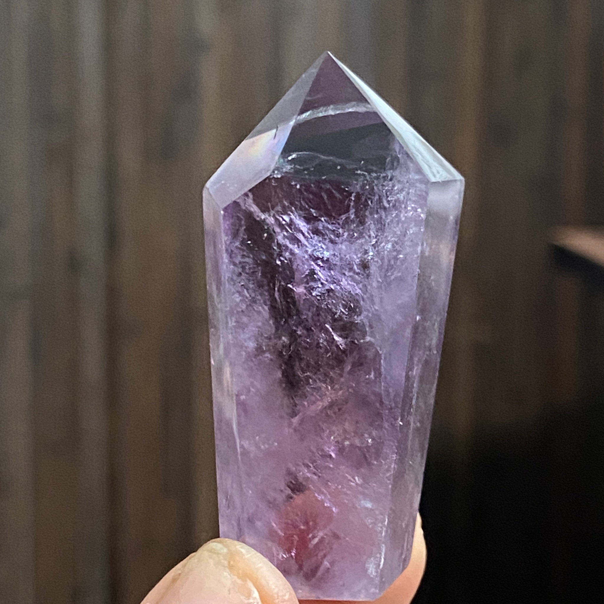 Smoky Amethyst Standing Point - Brazil