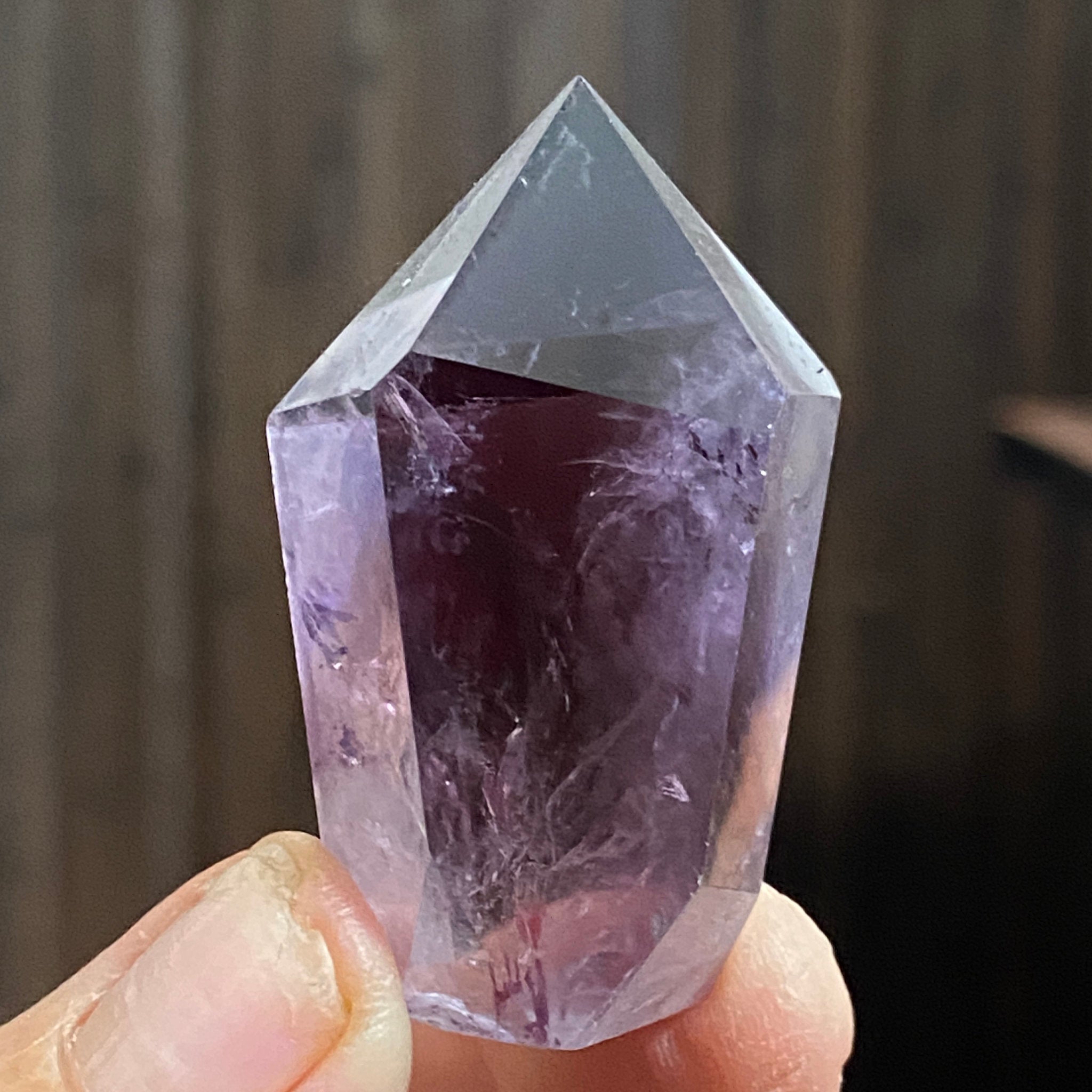 Smoky Amethyst Standing Point - Brazil
