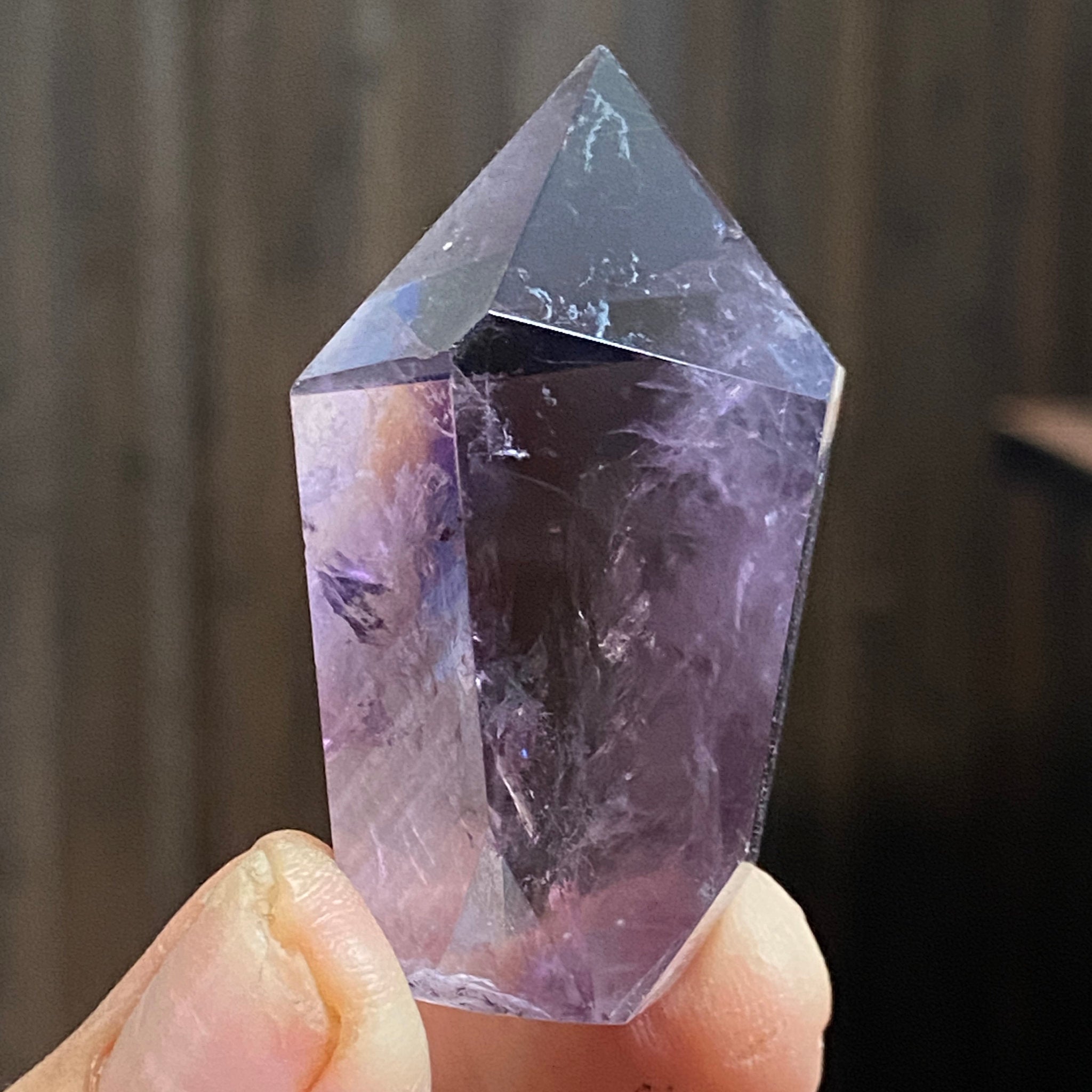Smoky Amethyst Standing Point - Brazil