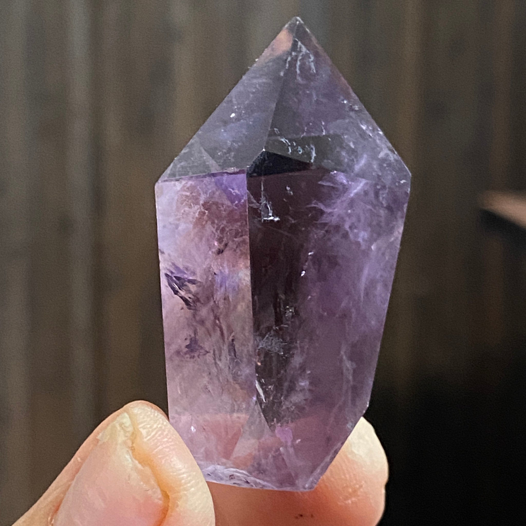 Smoky Amethyst Standing Point - Brazil
