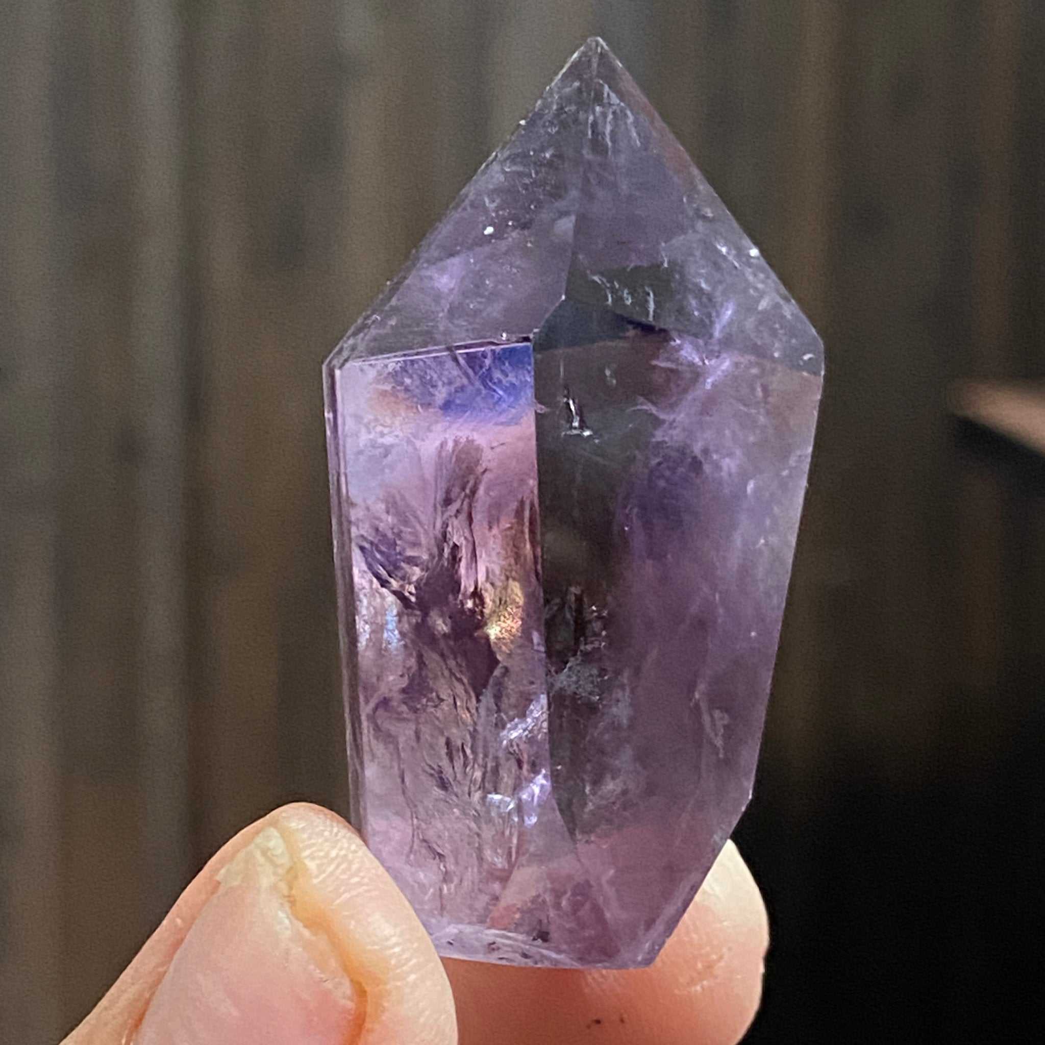 Smoky Amethyst Standing Point - Brazil