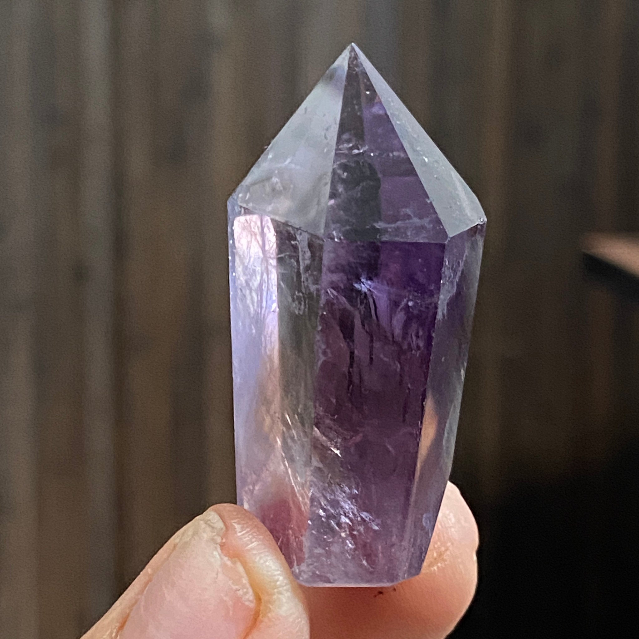 Smoky Amethyst Standing Point - Brazil