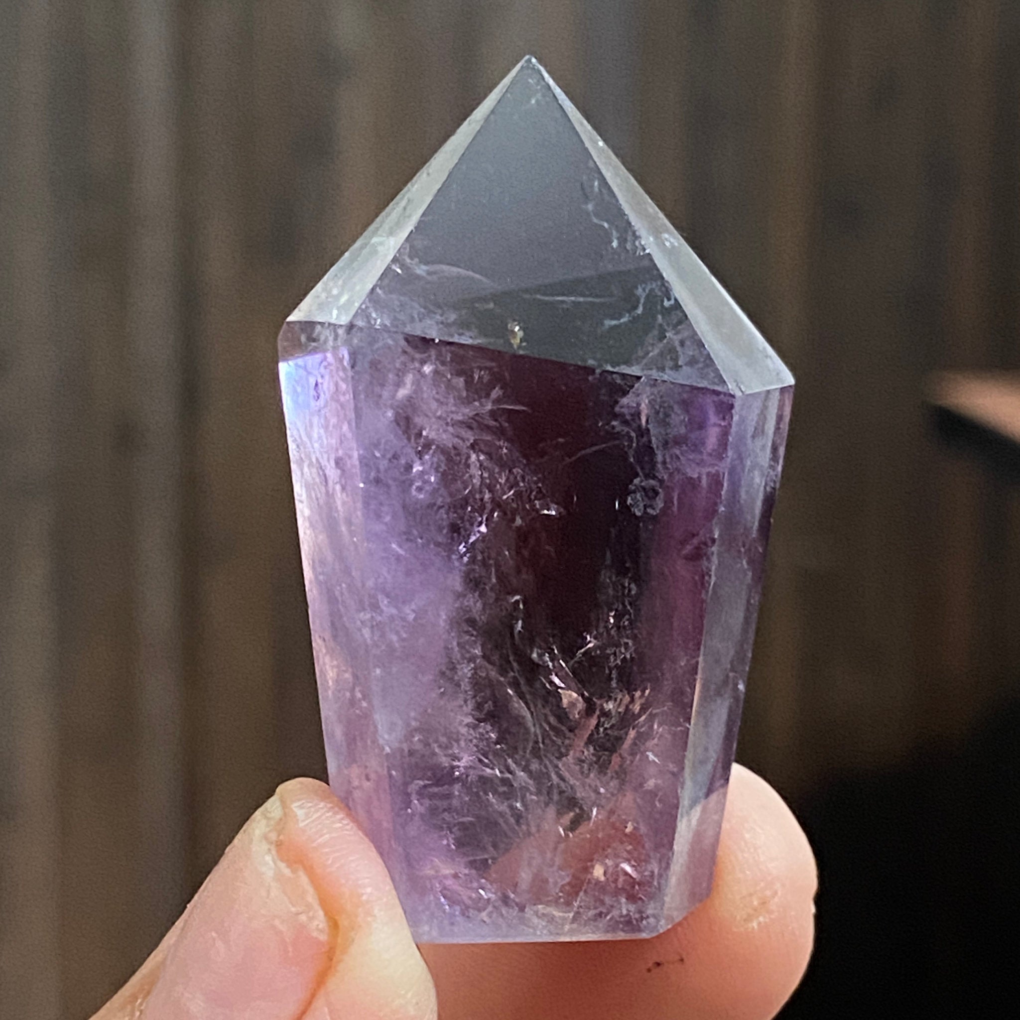 Smoky Amethyst Standing Point - Brazil