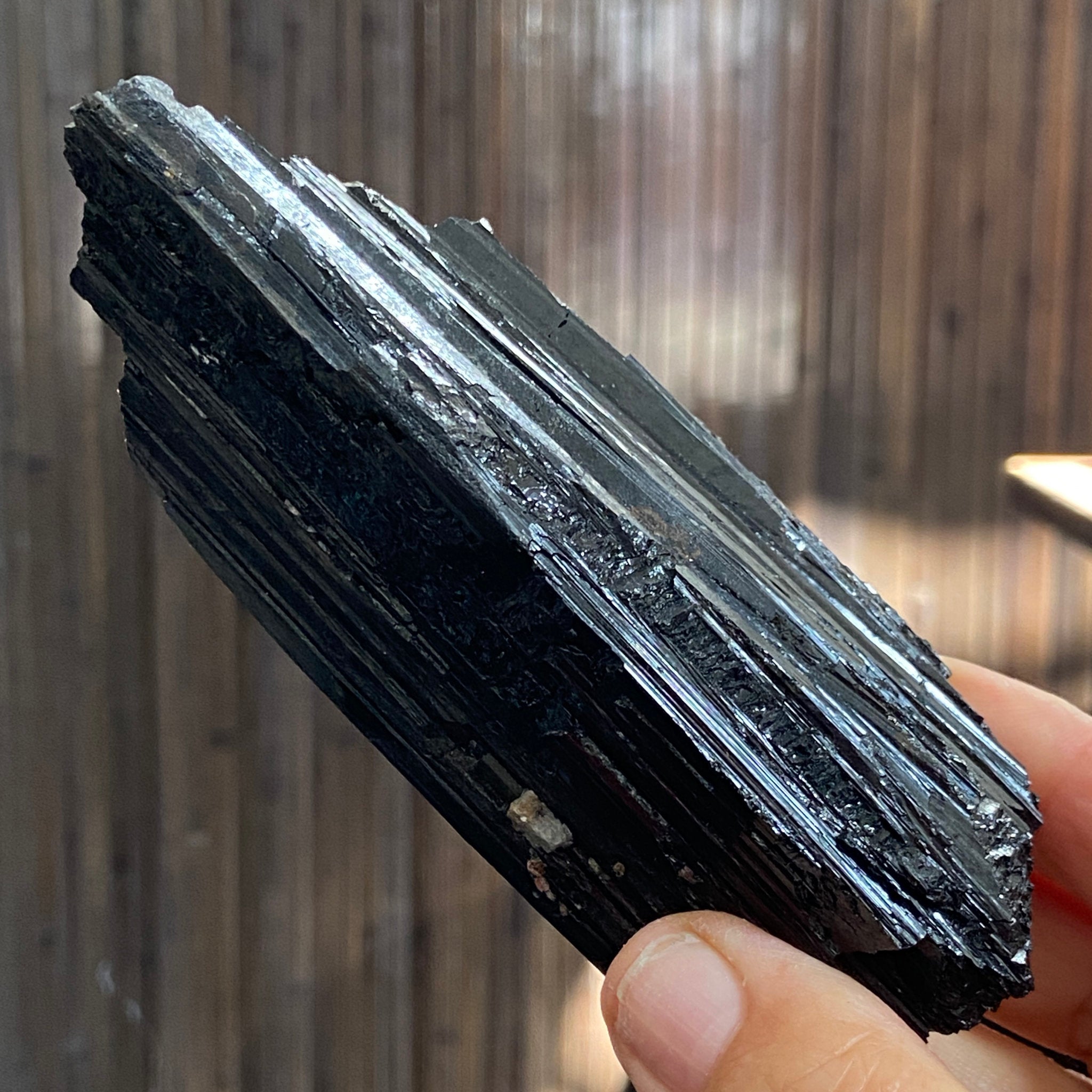 Large natural Black Tourmaline from Brazil