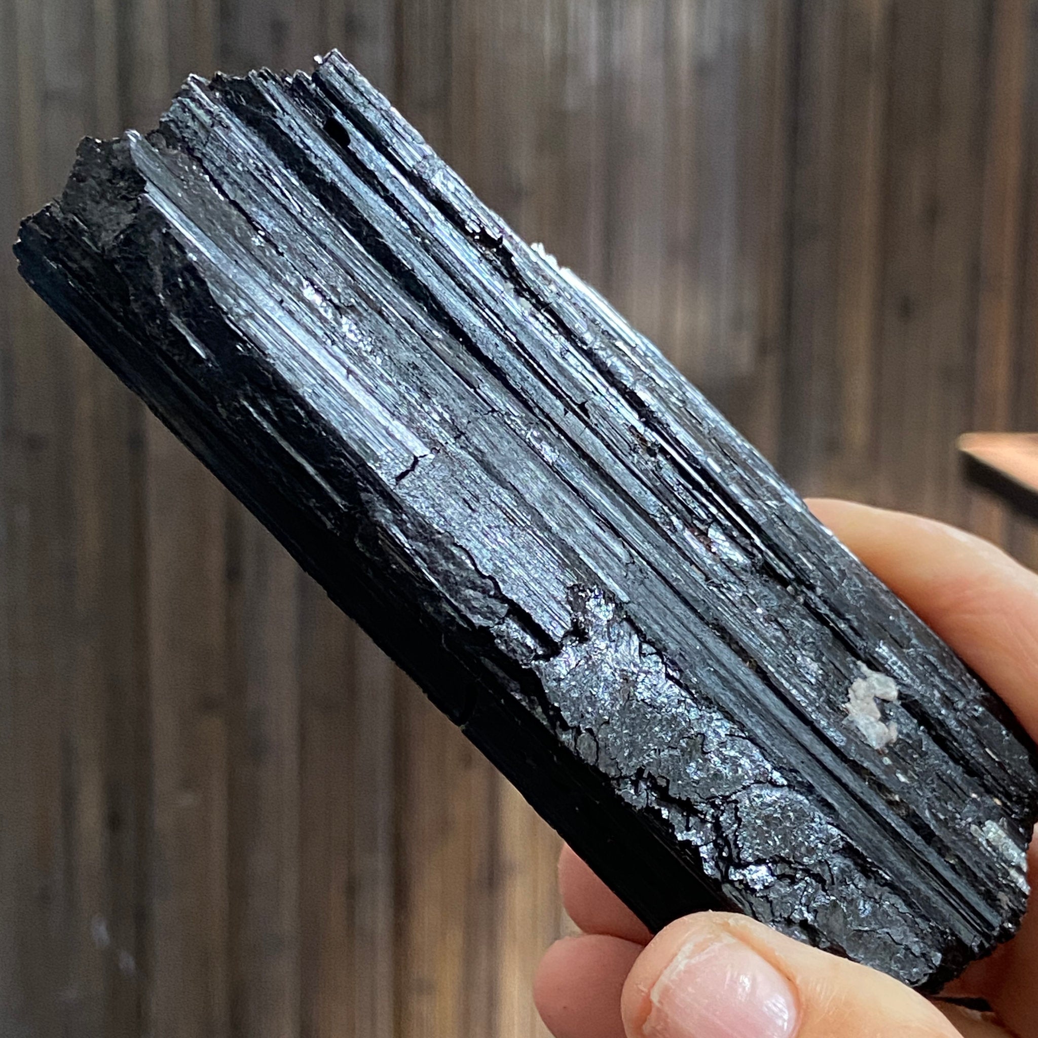Large natural Black Tourmaline from Brazil