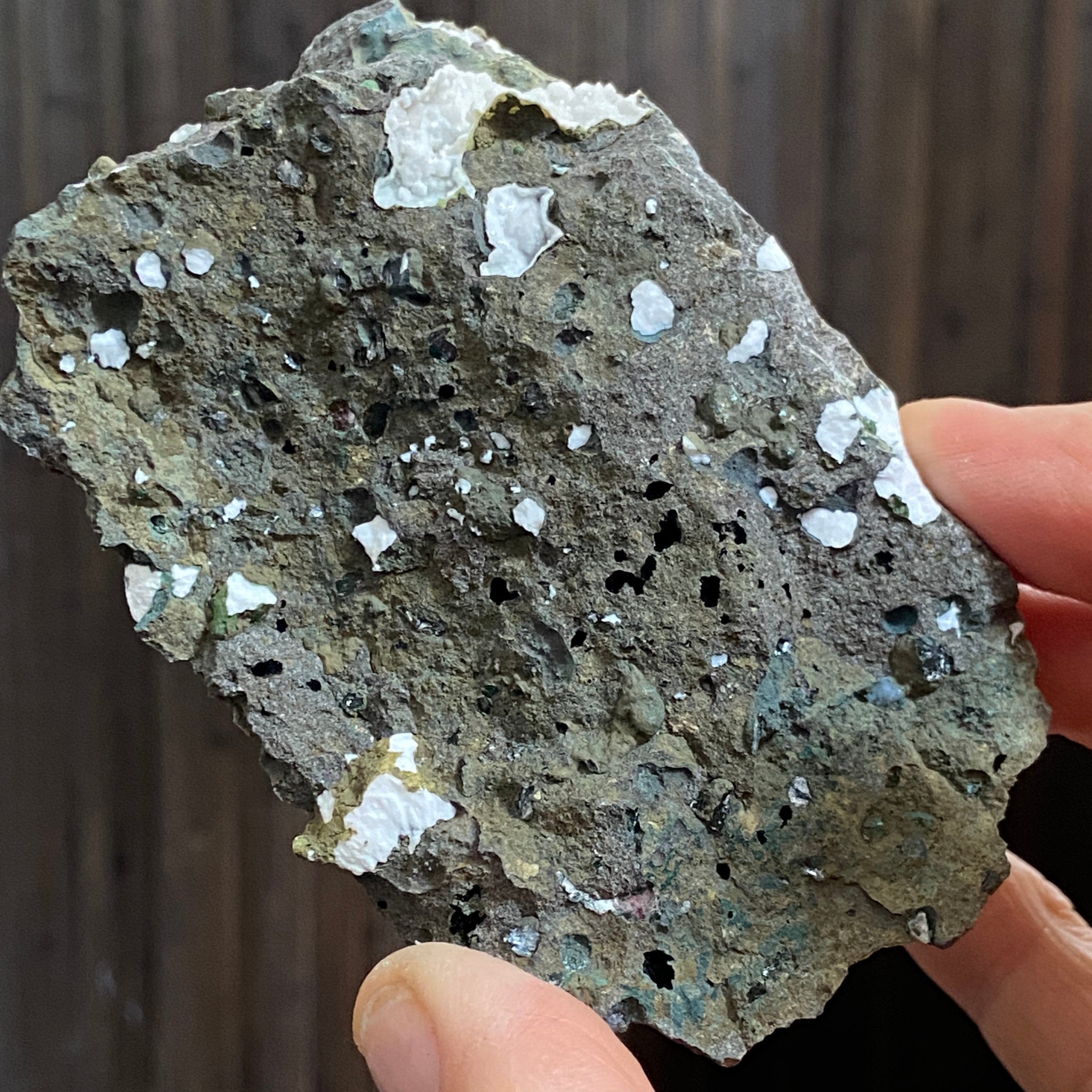 Green Apophyllite on Matrix