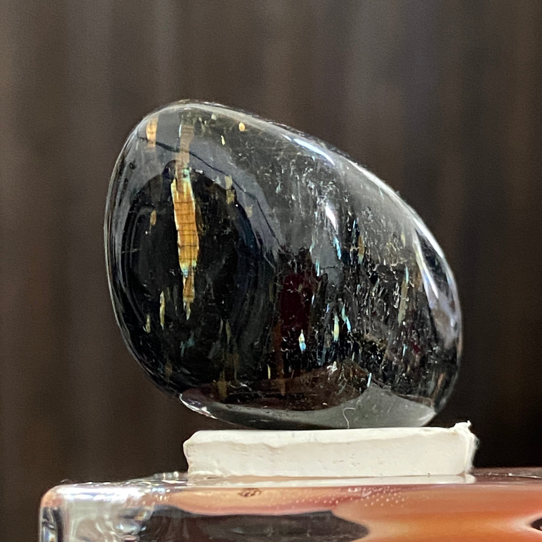 AAA Nuummite Tumbled Stone - Greenland