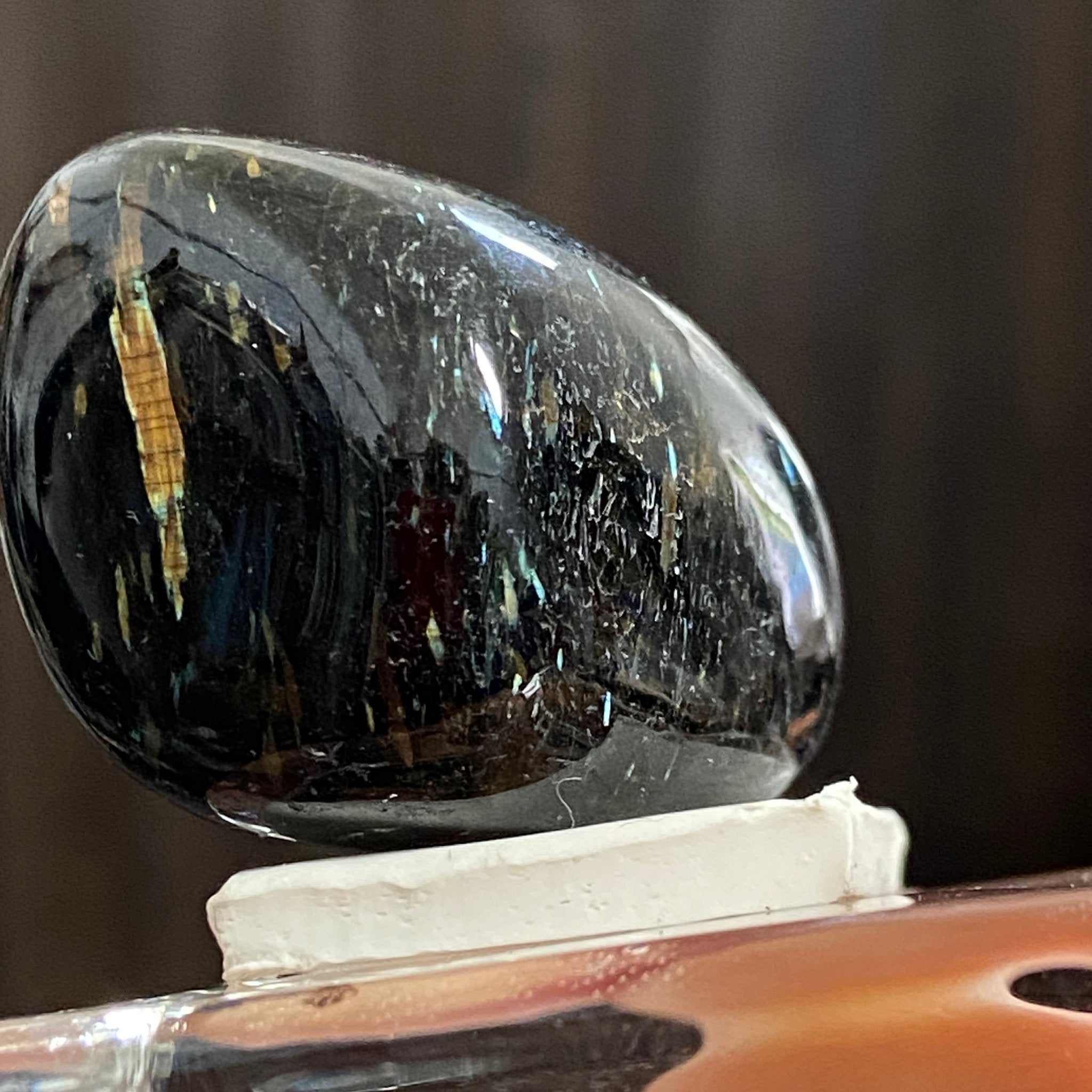 AAA Nuummite Tumbled Stone - Greenland