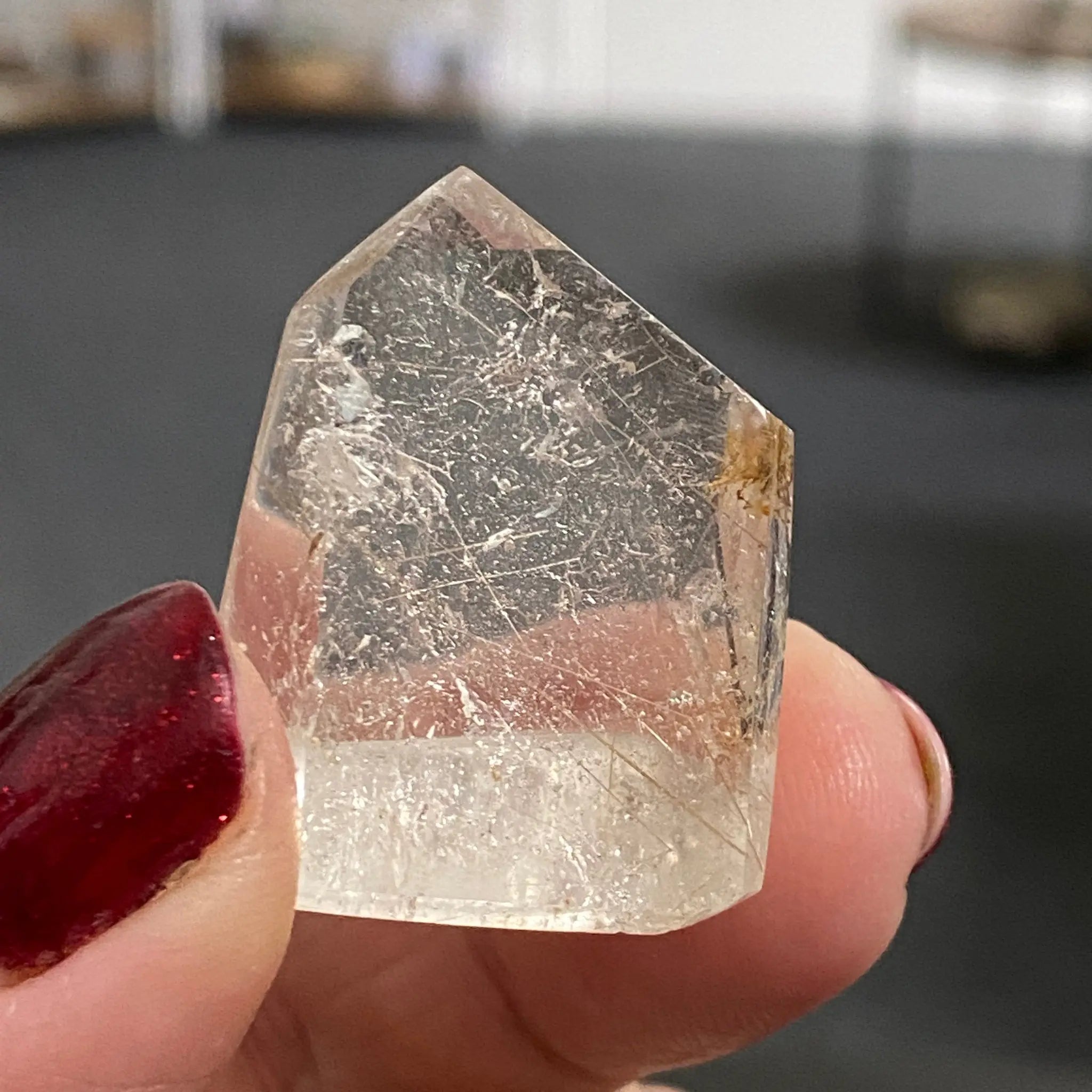 Clear Quartz Tower with Rutile Castle Rocks Cornwall