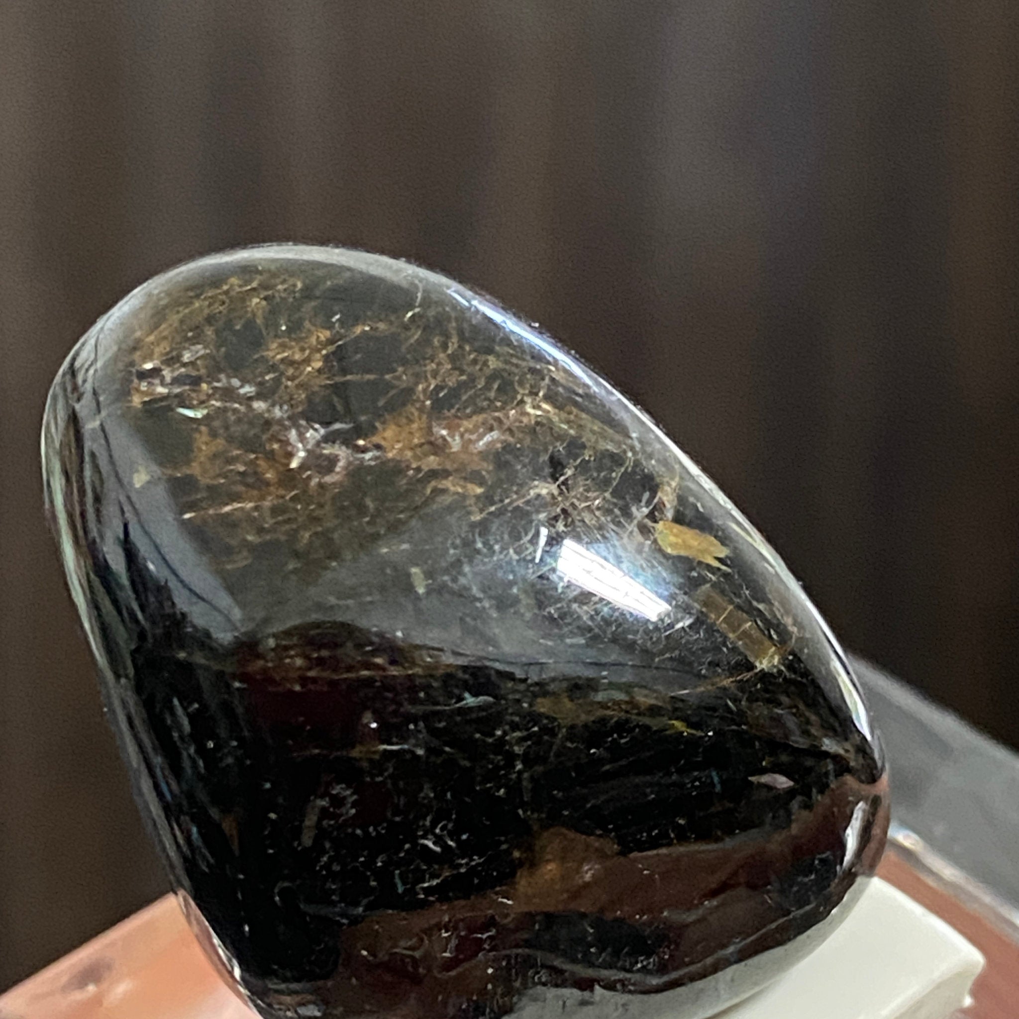 AAA Nuummite Tumbled Stone - Greenland