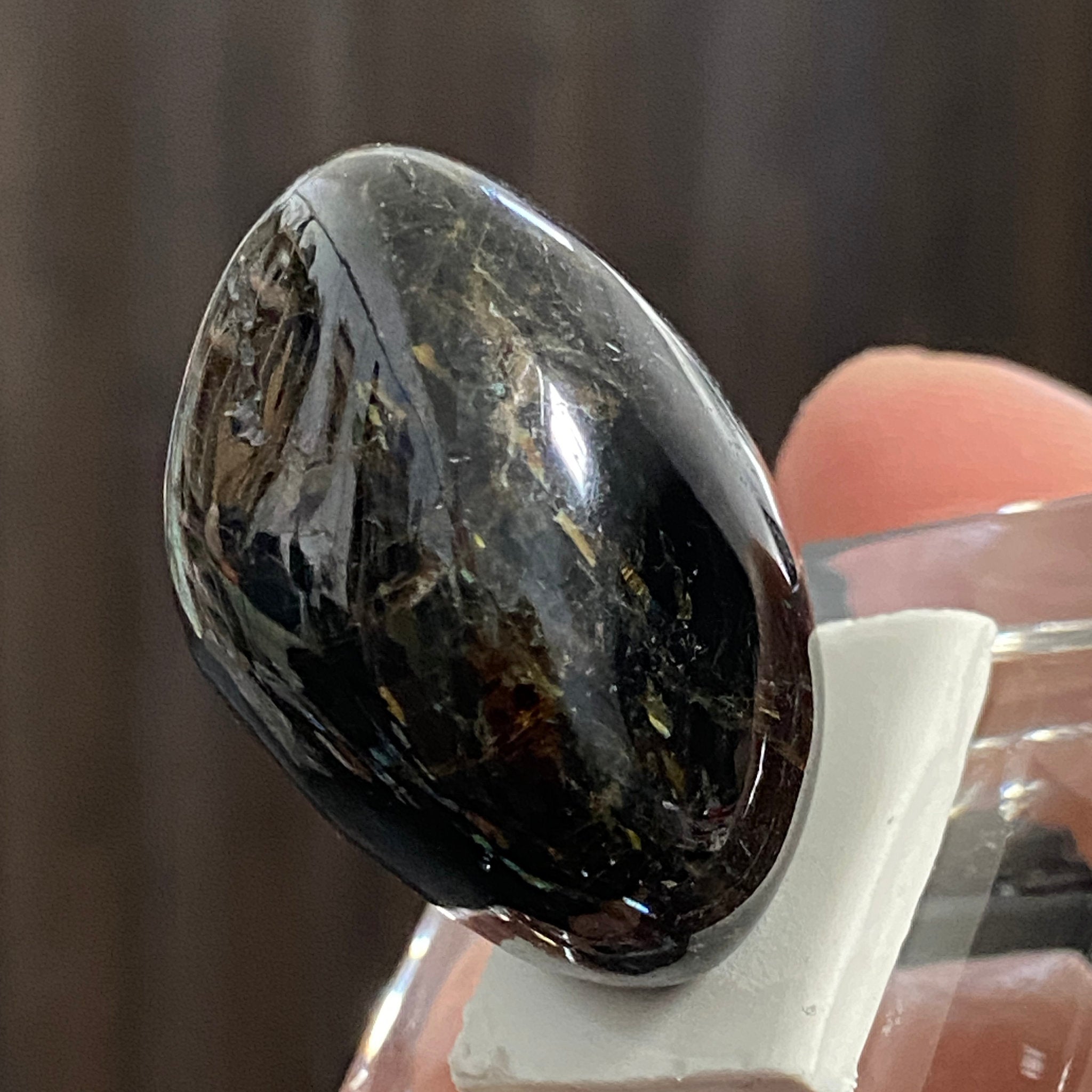 AAA Nuummite Tumbled Stone - Greenland