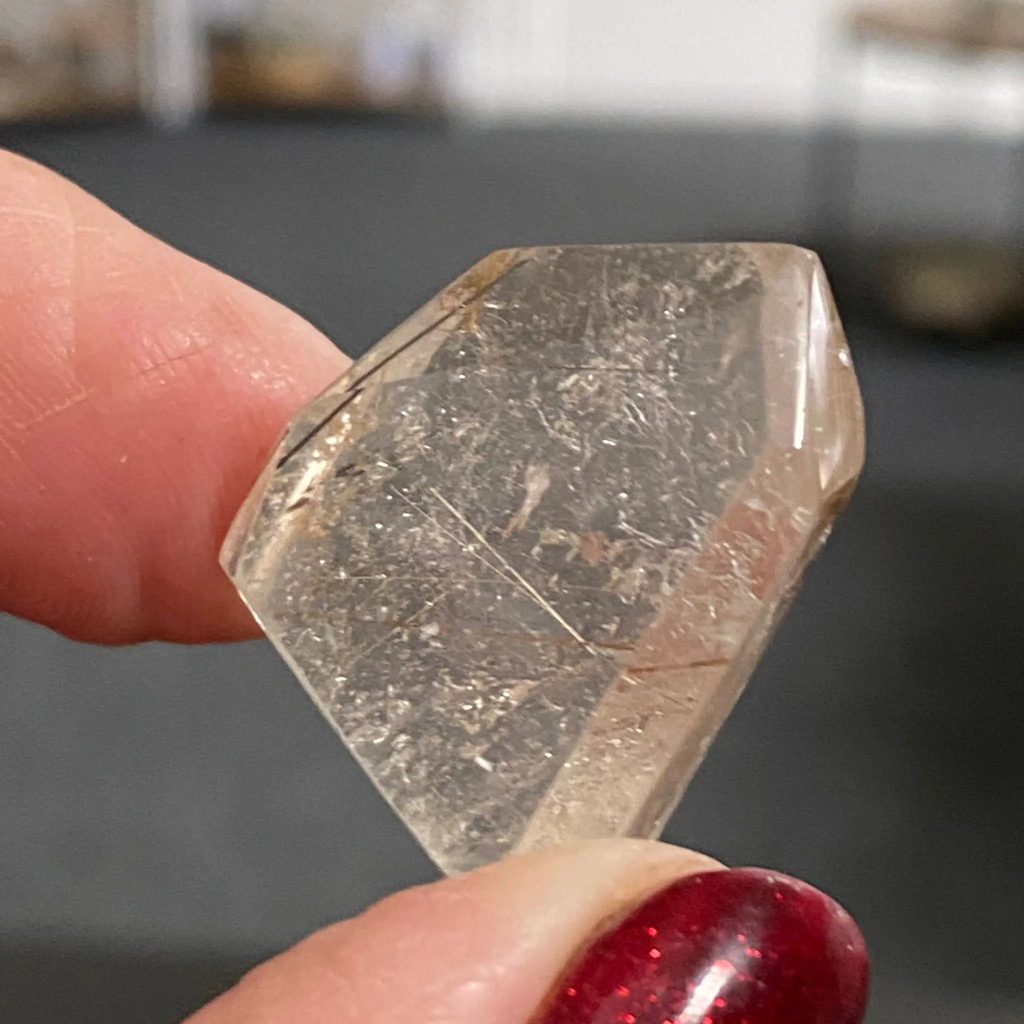 Clear Quartz Tower with Rutile Castle Rocks Cornwall