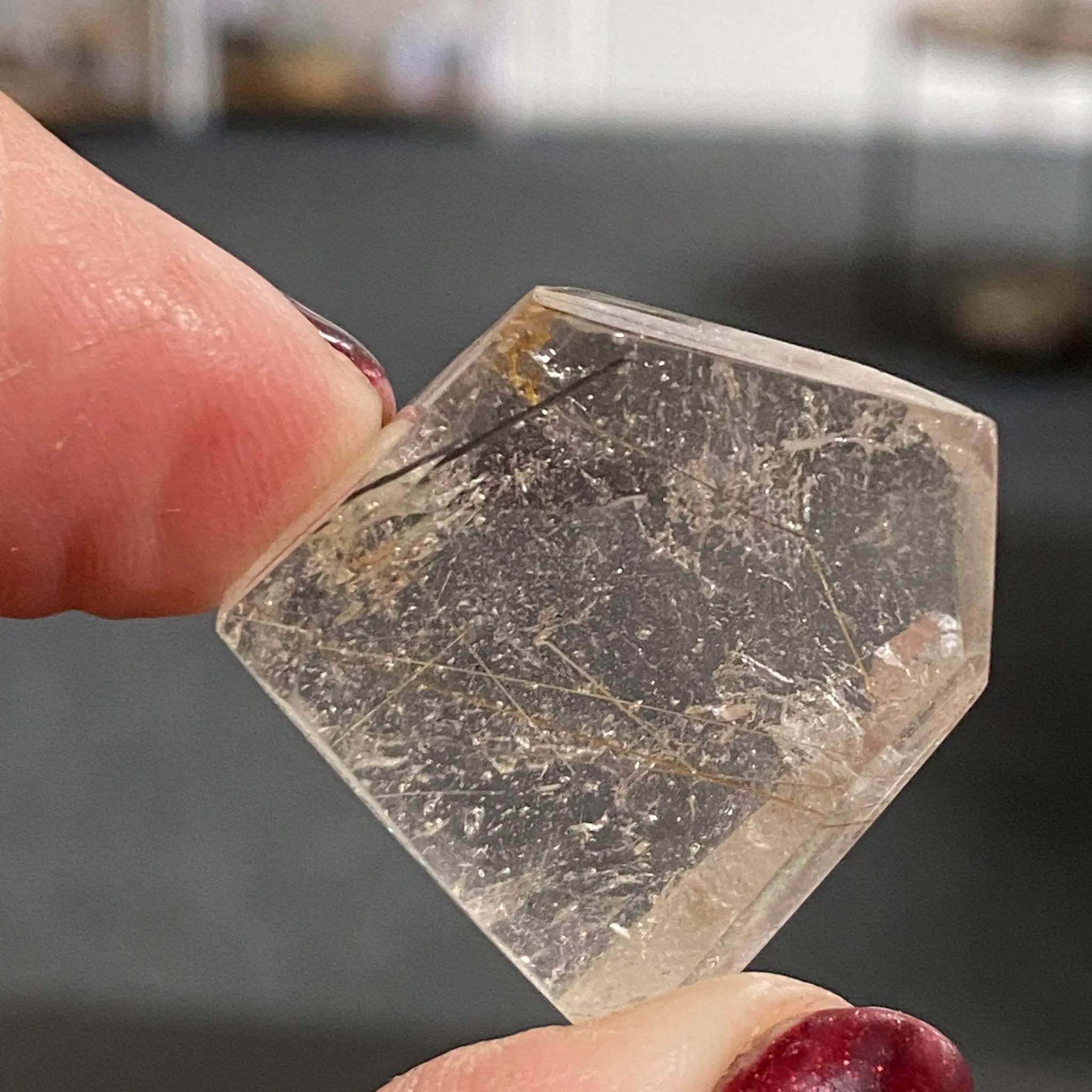 Clear Quartz Tower with Rutile Castle Rocks Cornwall