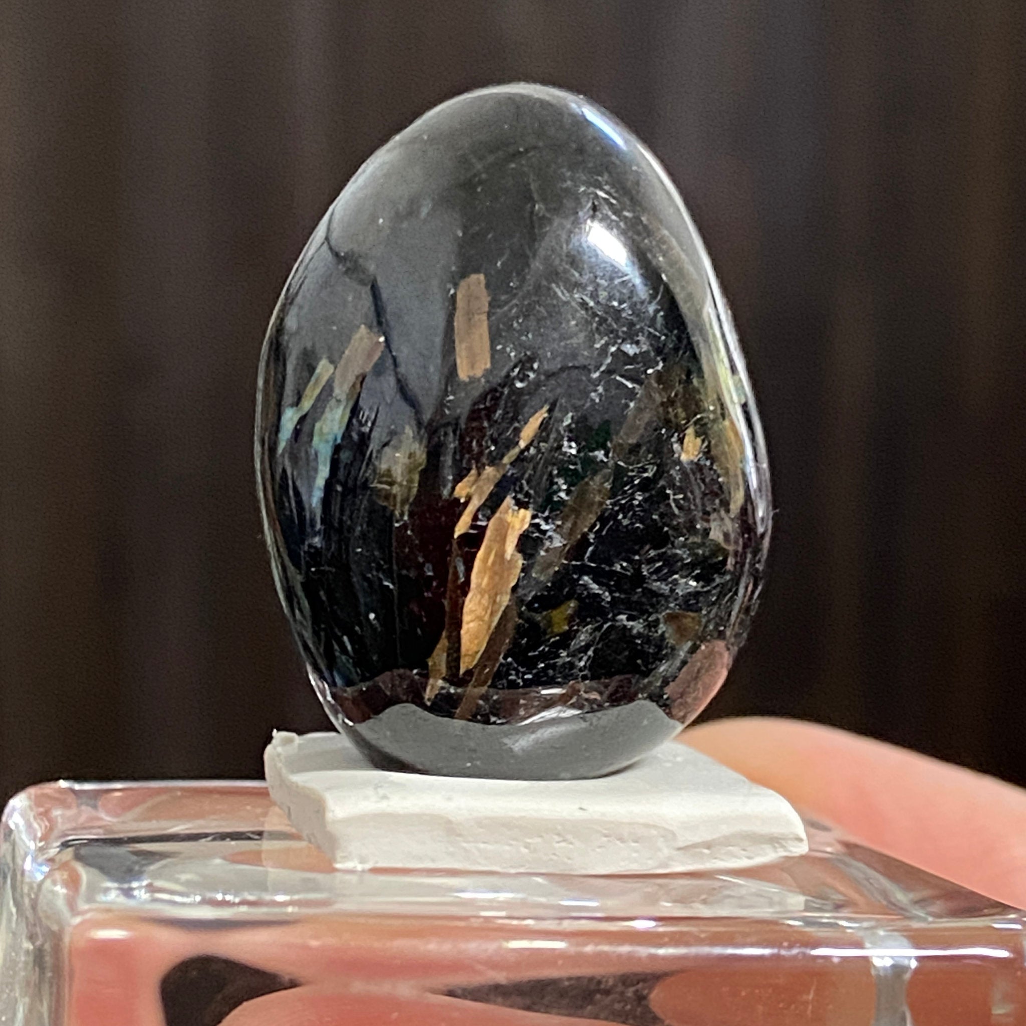 AAA Nuummite Tumbled Stone - Greenland